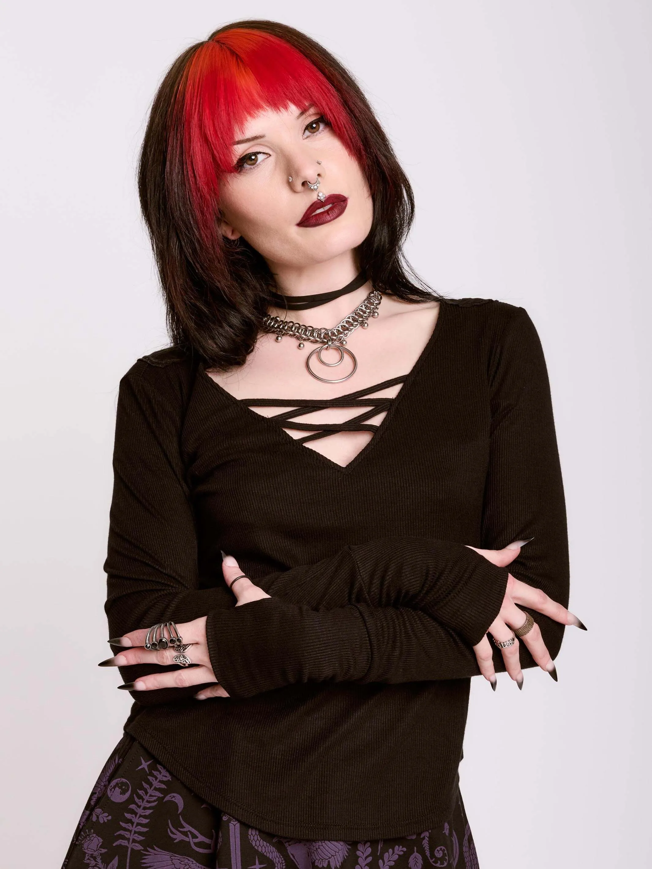 Sigil Moth Rib Top