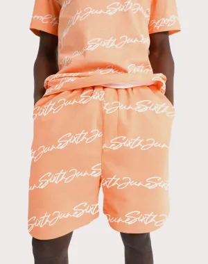 SJP DISTRIBUTION COMPANY Sixth June All-Over-Print Fleece Shorts