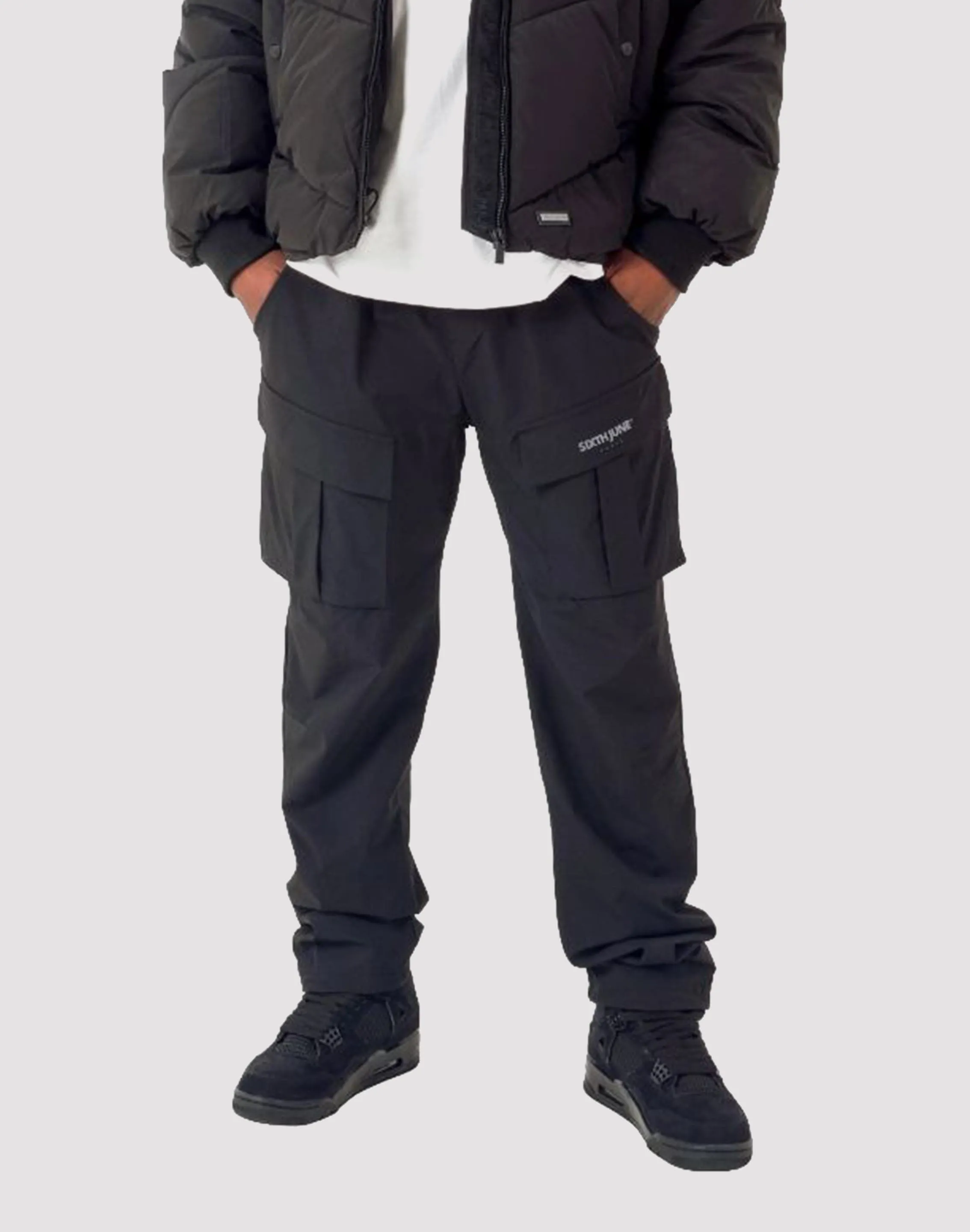 SJP DISTRIBUTION COMPANY Sixth June Nylon Tech Black Pants