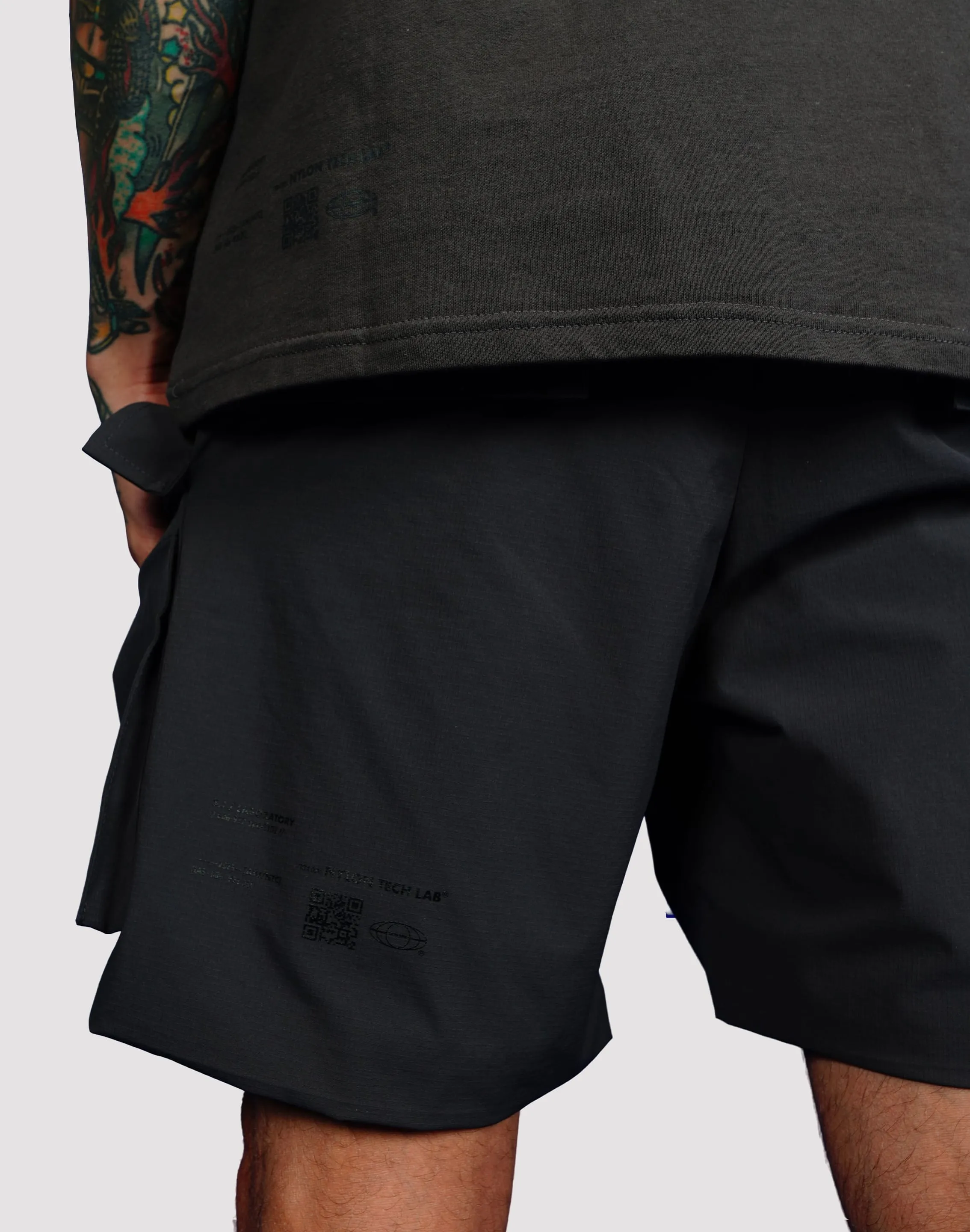 SJP DISTRIBUTION COMPANY Sixth June Nylon Tech Black Shorts