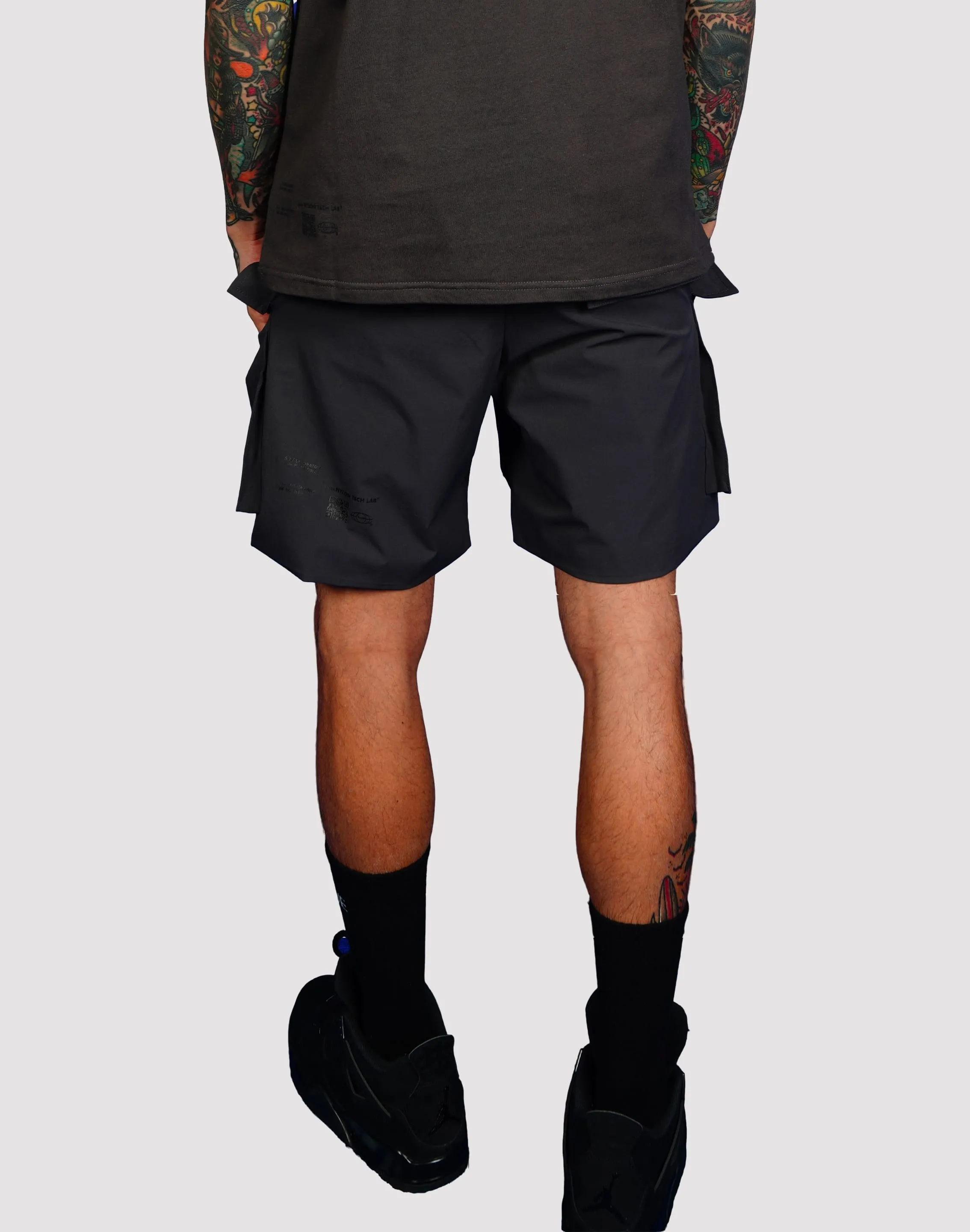 SJP DISTRIBUTION COMPANY Sixth June Nylon Tech Black Shorts