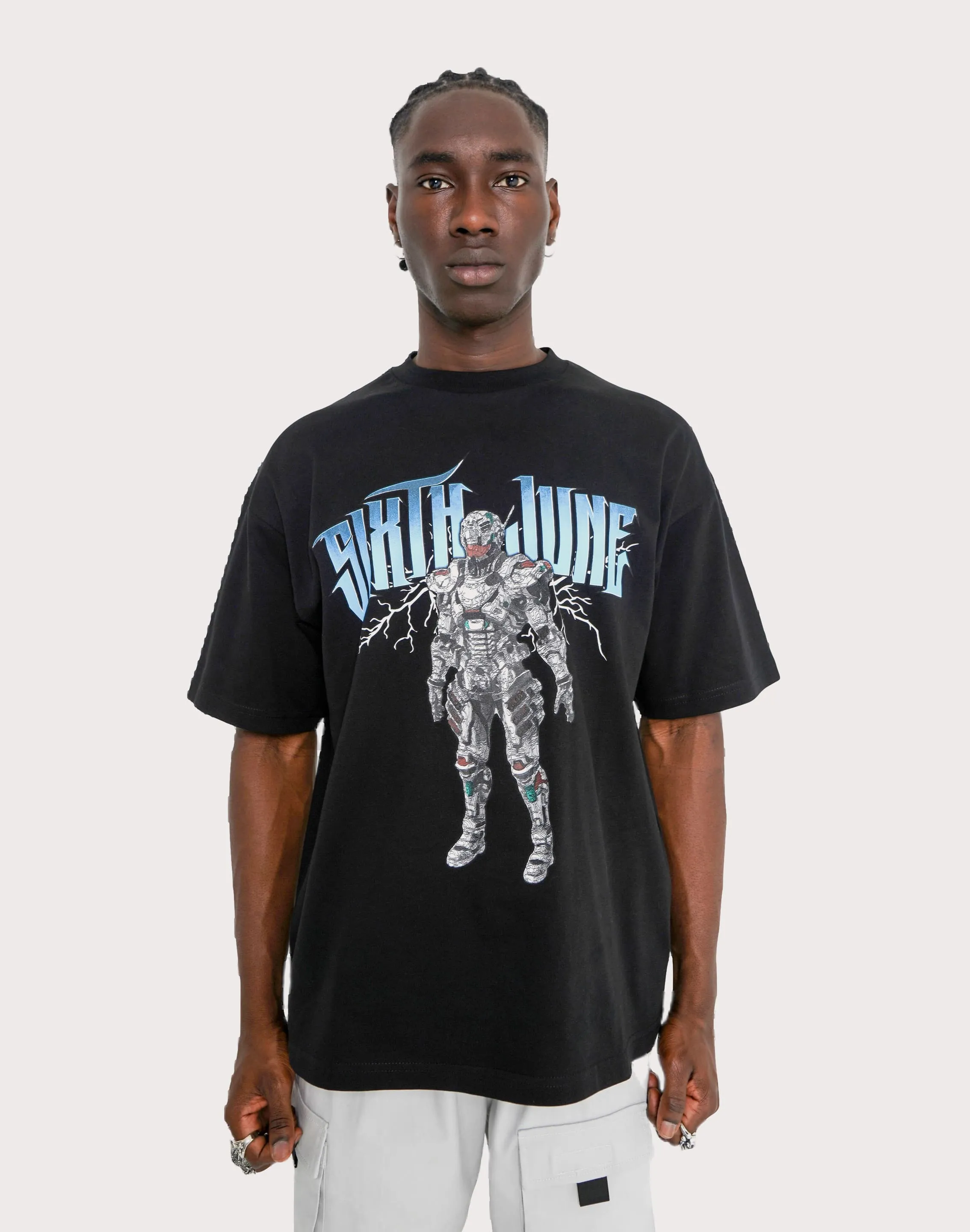 SJP DISTRIBUTION COMPANY Sixth June Transformer Black Tee