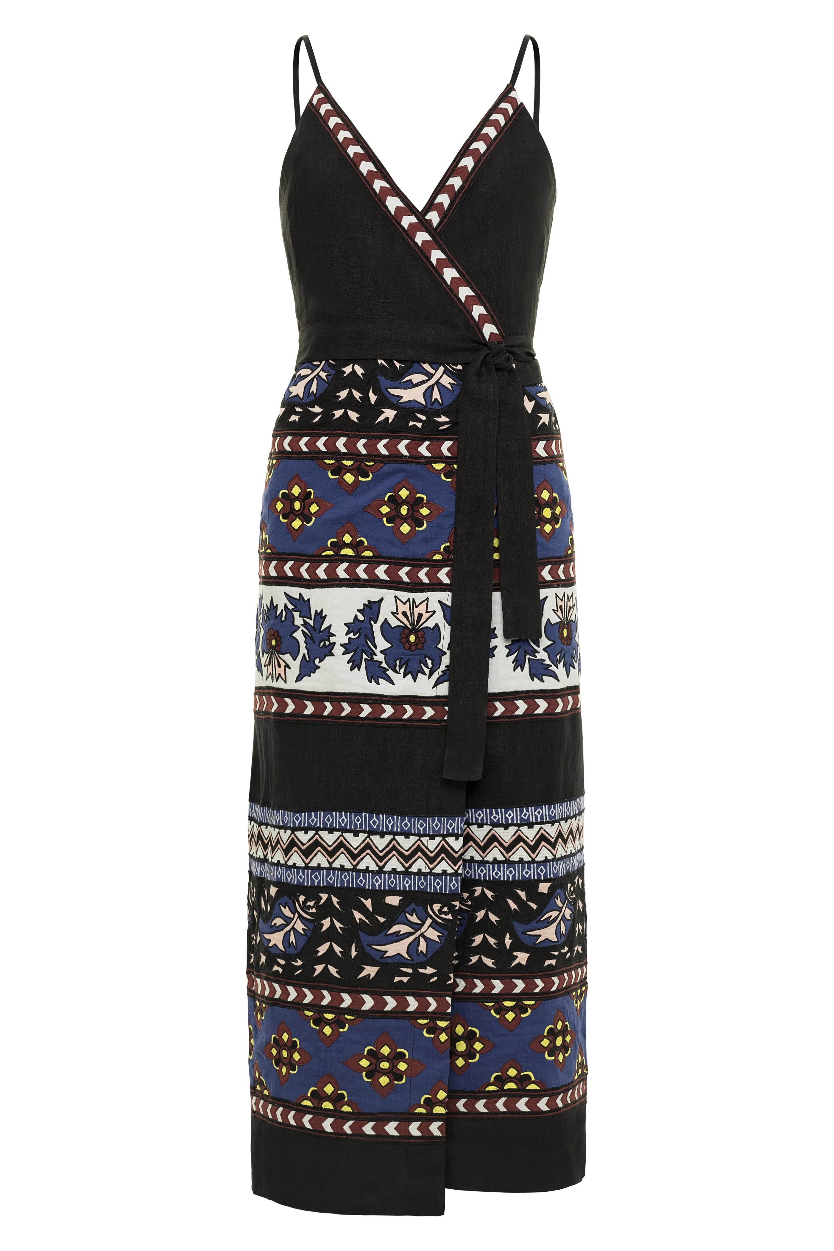 Sleeveless Wrap Dress - Final Sale