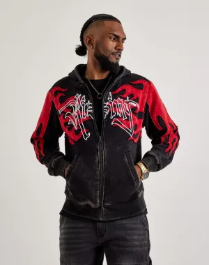 Smoke Rise Flame Full-Zip Fleece Hoodie