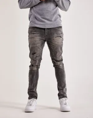 Smoke Rise Rip & Repair Jeans