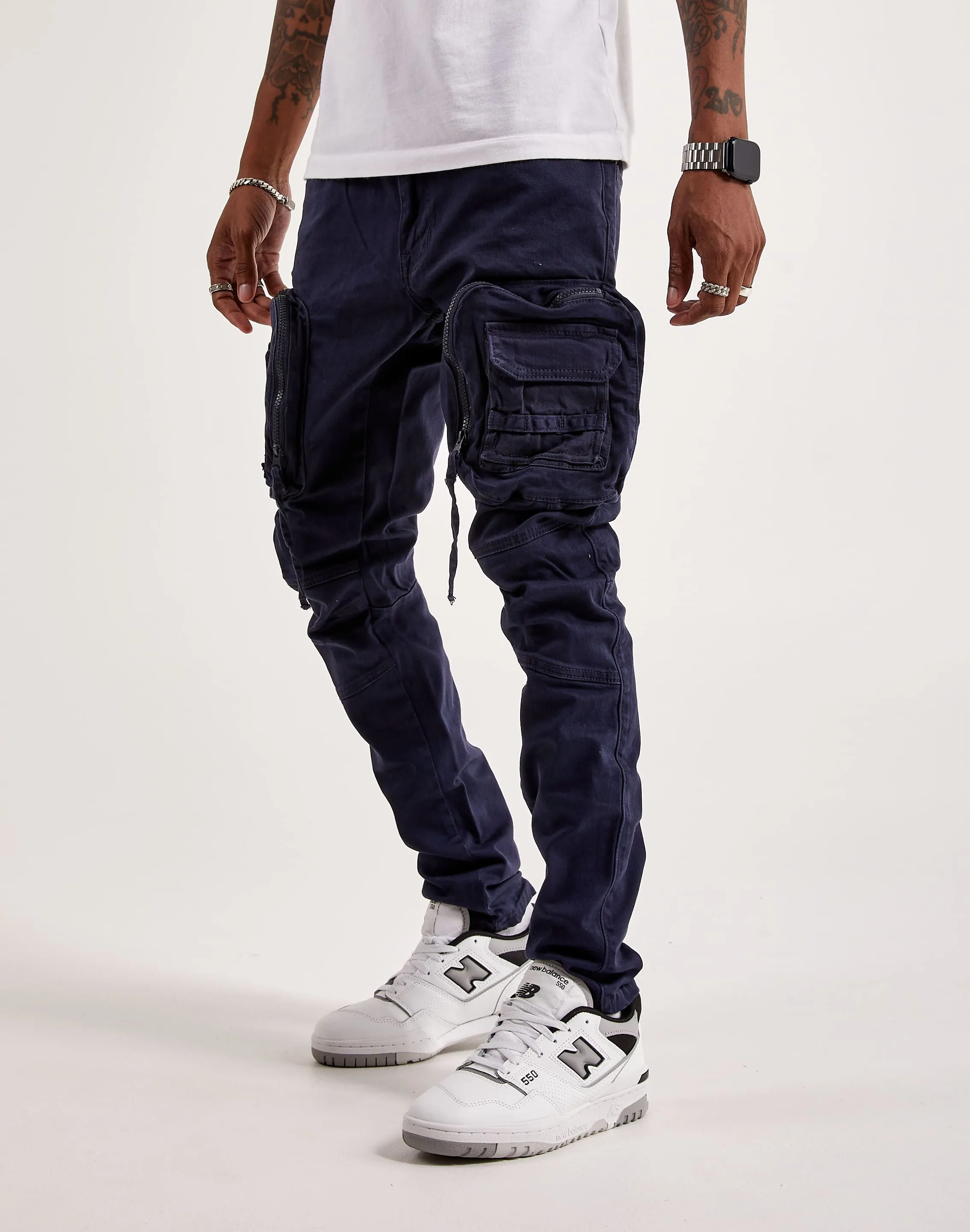 Smoke Rise Twill Slim Tapered Cargo Pants