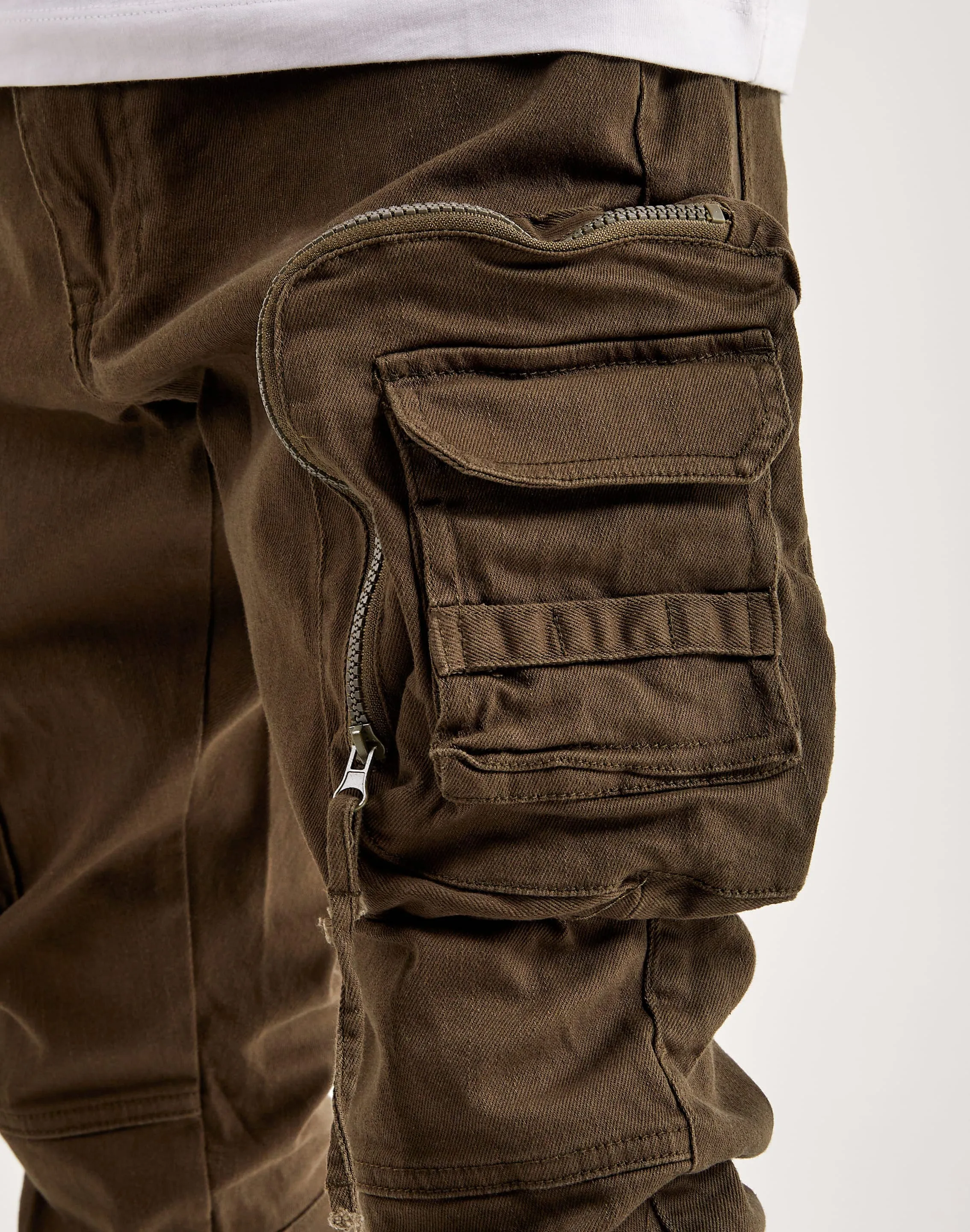 Smoke Rise Twill Slim Tapered Cargo Pants
