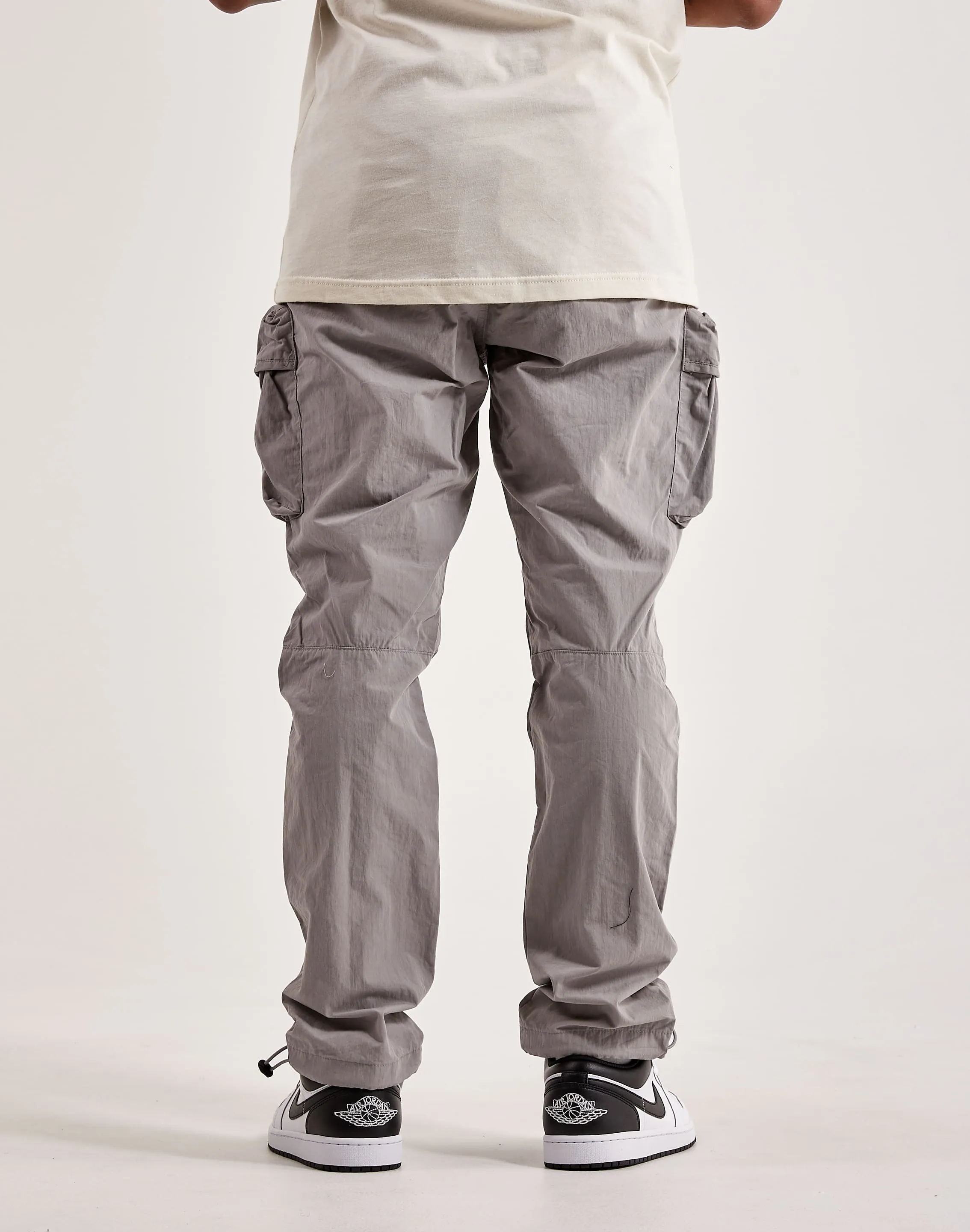 Smoke Rise Utility Peach Nylon Cargo Pants