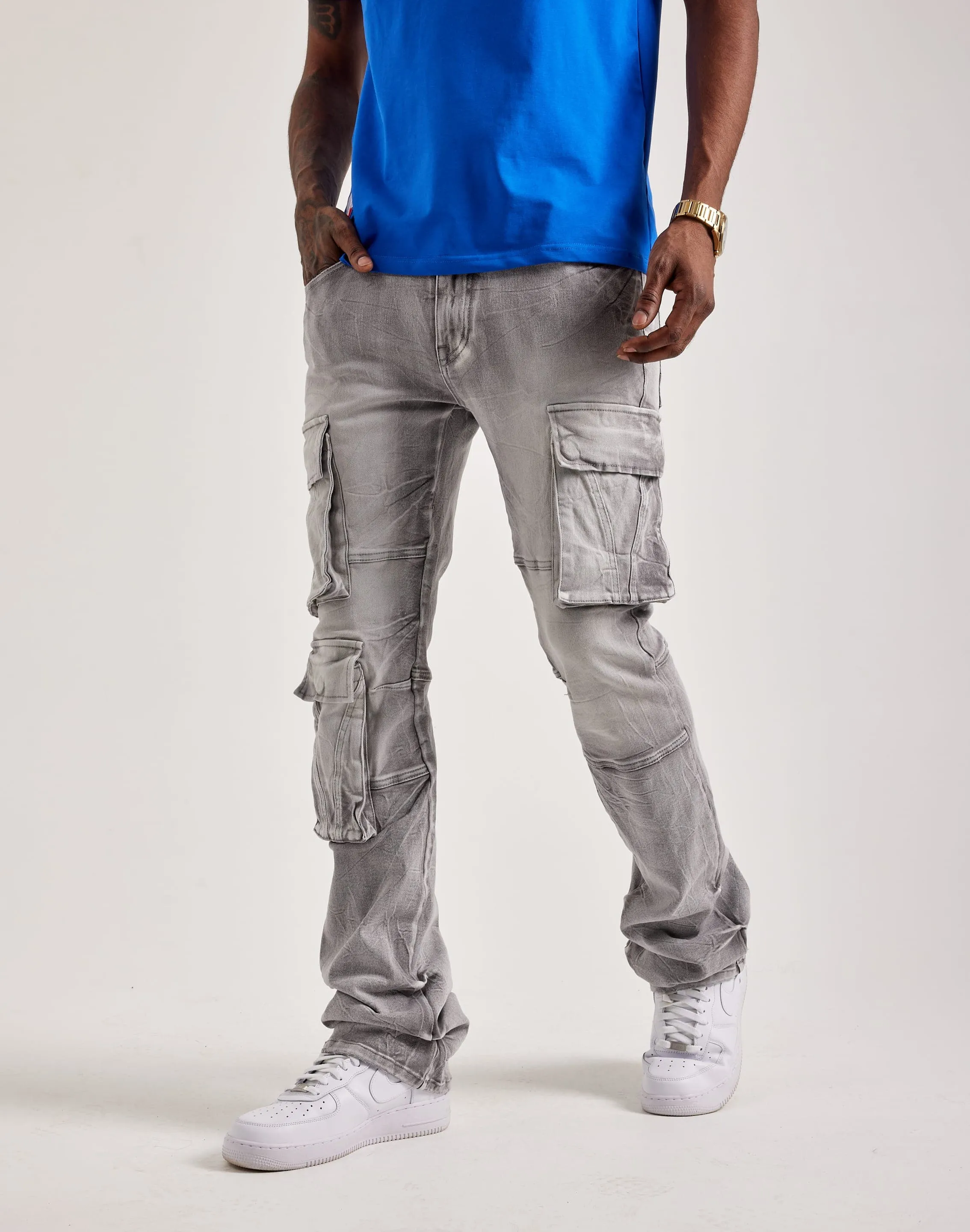 Smoke Rise Utility Pocket Cargo Jeans