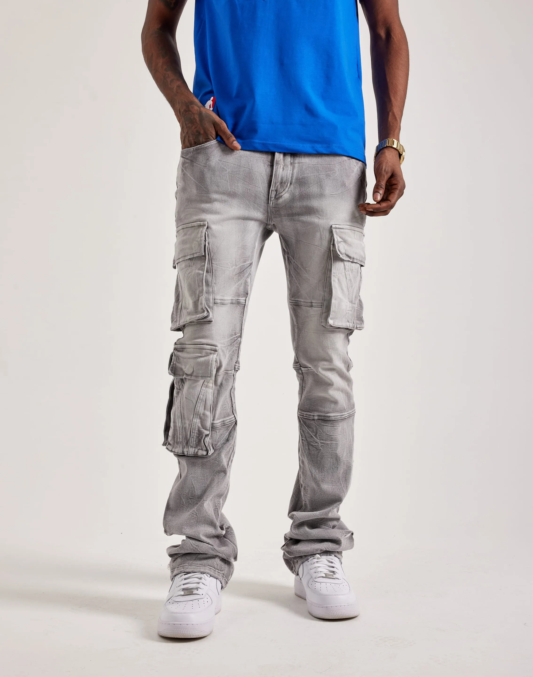 Smoke Rise Utility Pocket Cargo Jeans