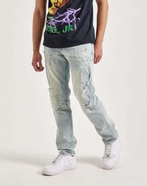 Smoke Rise Vintage Bleach Effect Denim Jeans