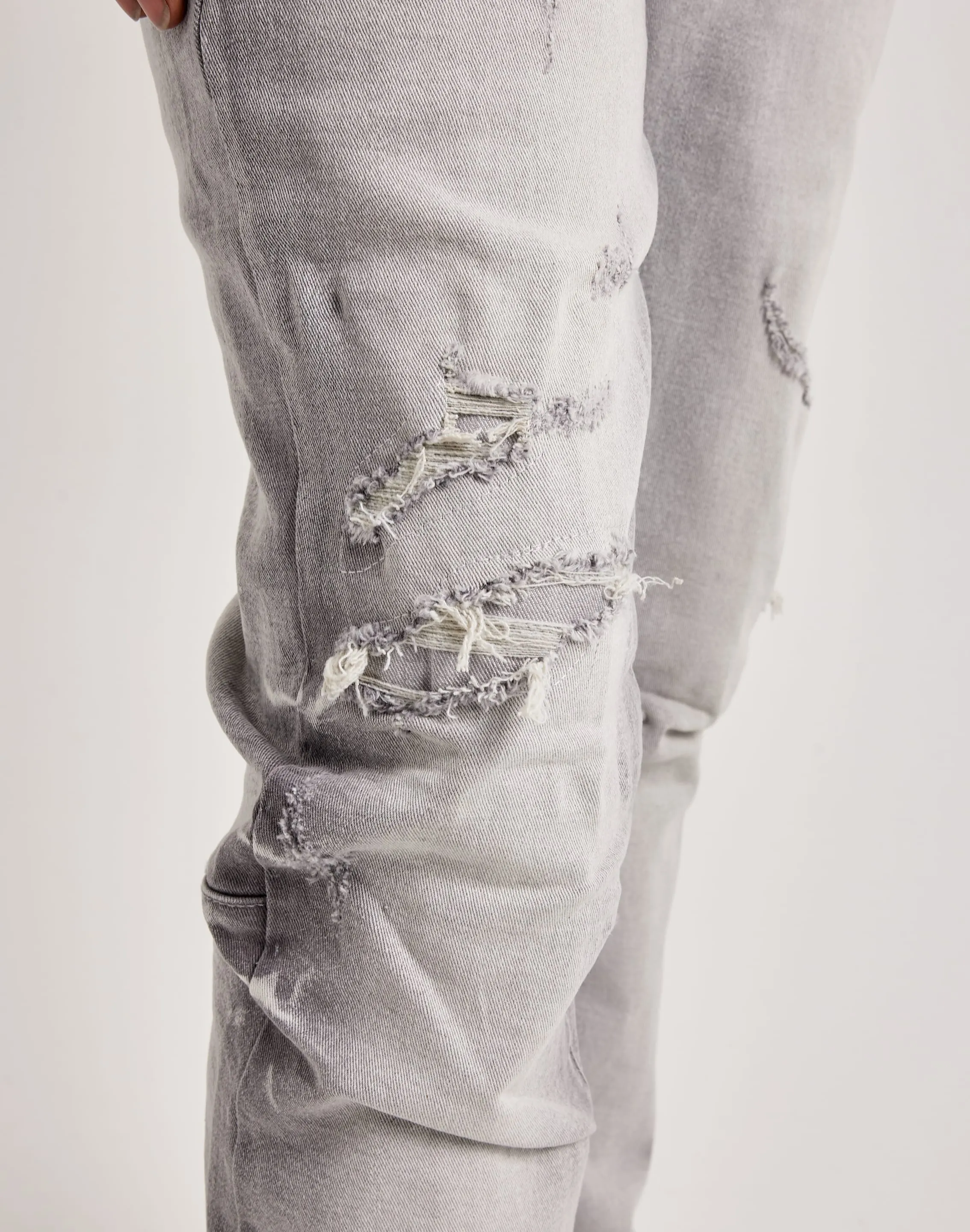 Smoke Rise Vintage Washed Slim Denim Jeans