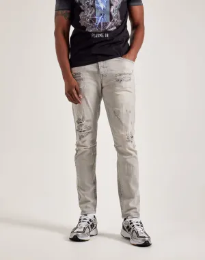 Smoke Rise Vintage Washed Slim Denim Jeans