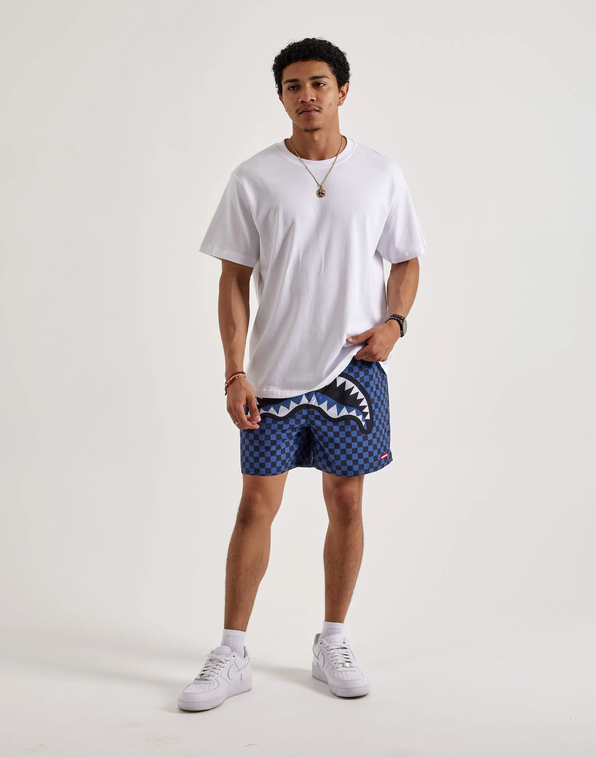 Sprayground Midnight Magic Sharks In Paris Swim Shorts