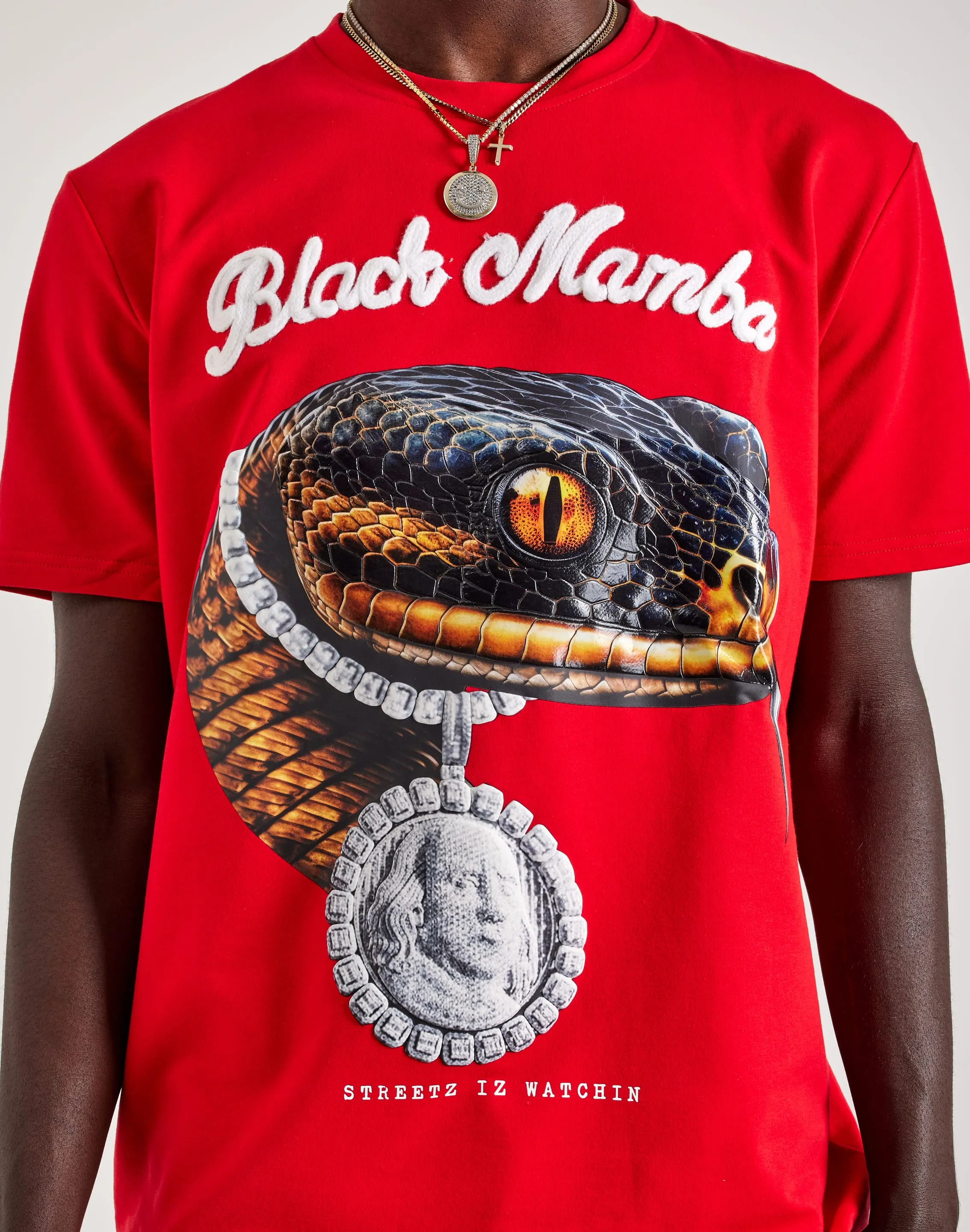 Streetz Iz Watchin Black Mamba Tee