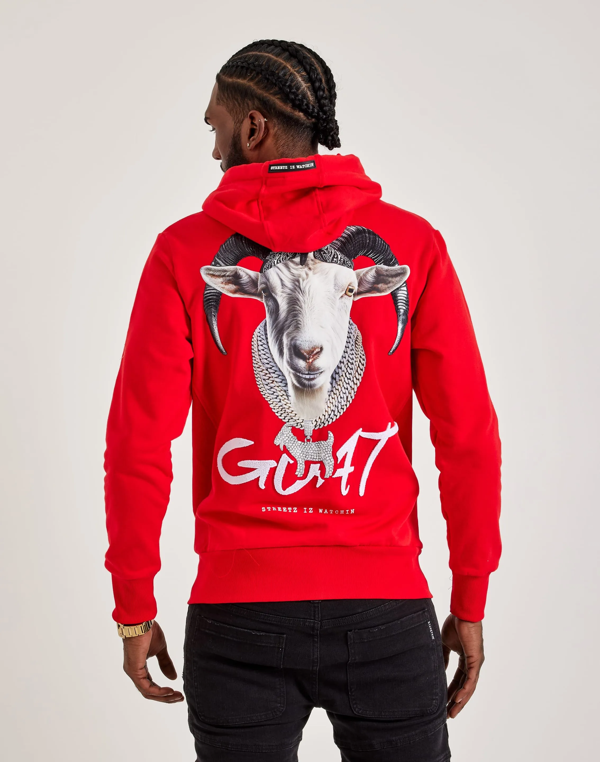 Streetz Iz Watchin Goat Full-Zip Hoodie
