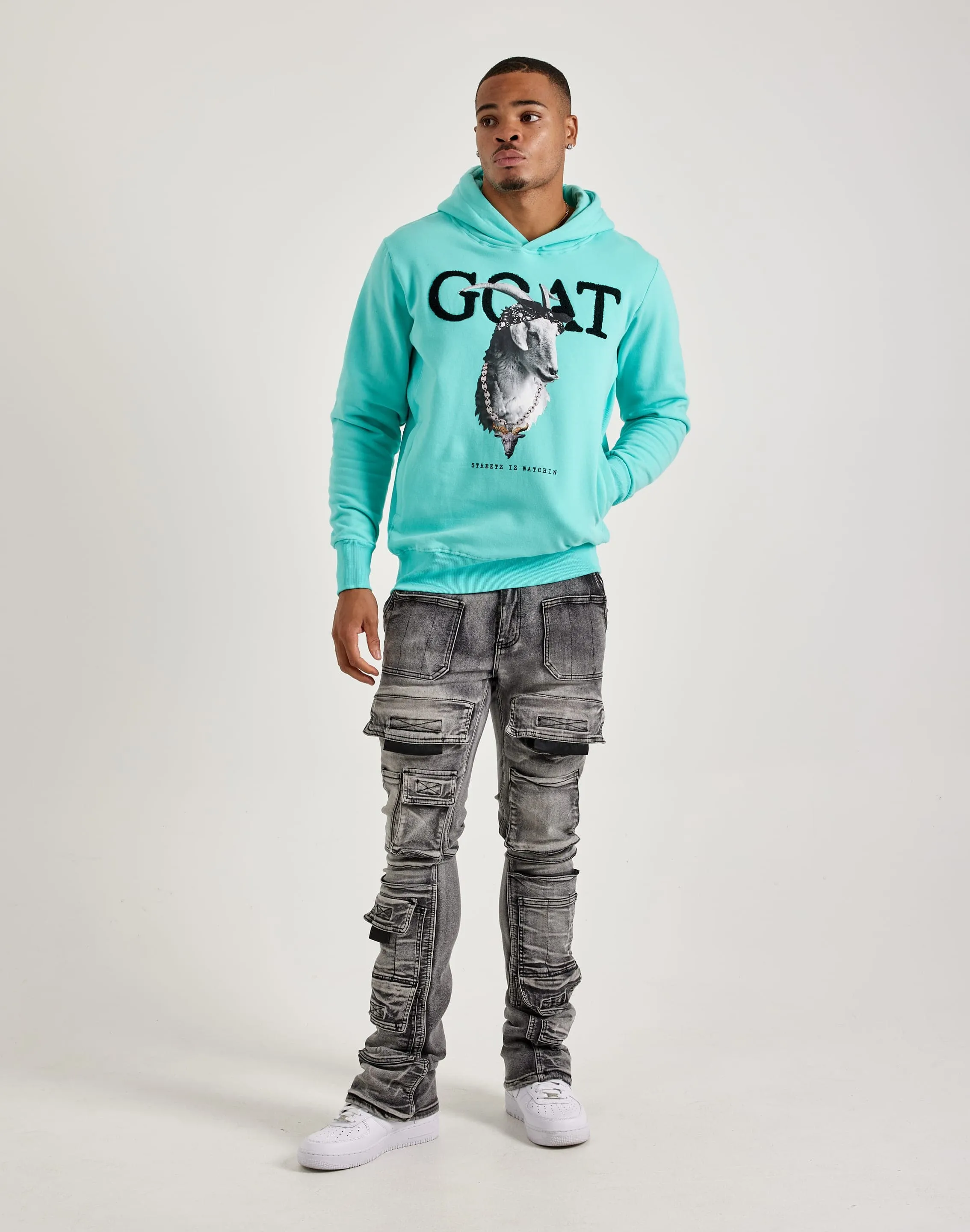 Streetz Iz Watchin Goat Pullover Hoodie