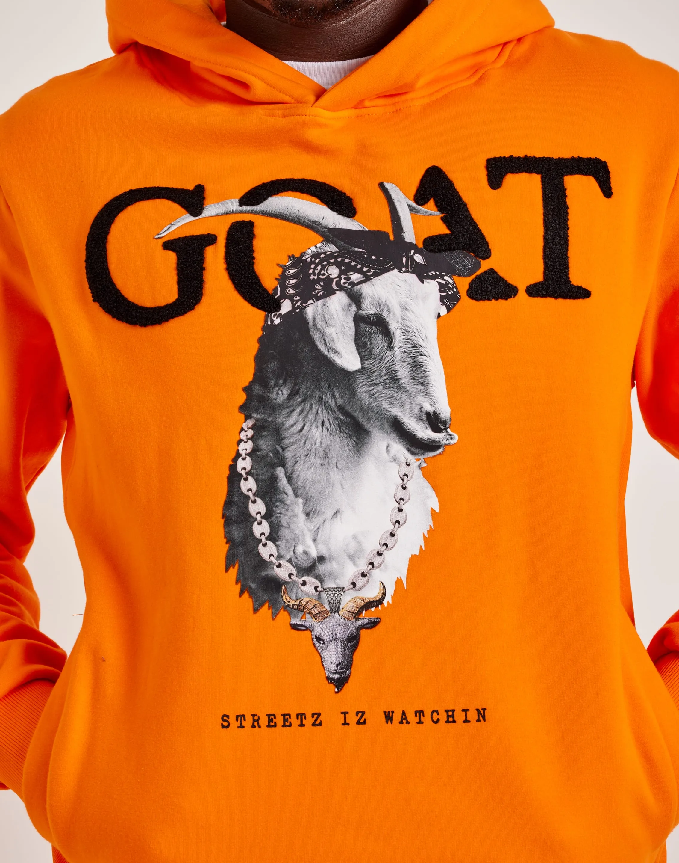 Streetz Iz Watchin Goat Pullover Hoodie