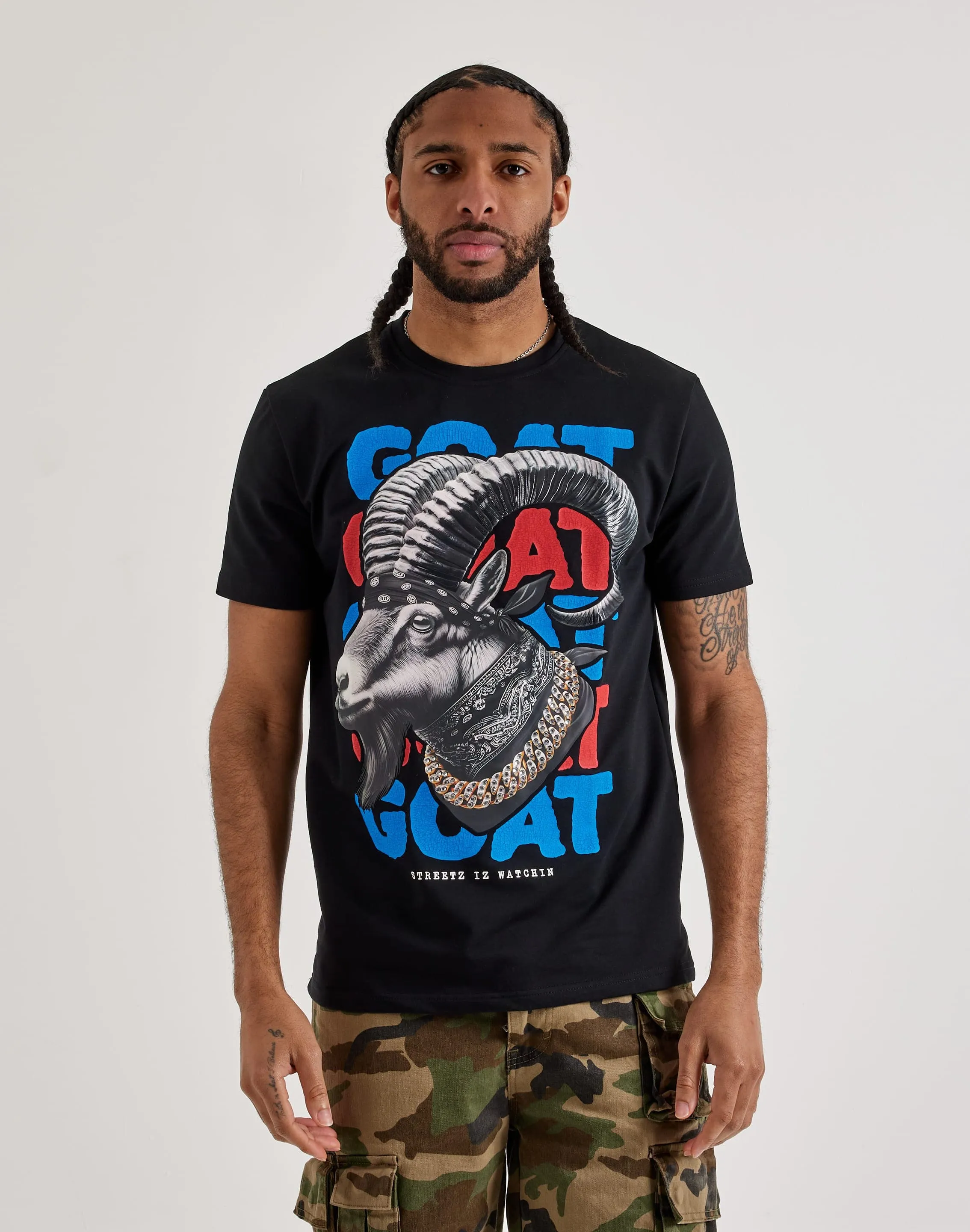 Streetz Iz Watchin Goat Tee