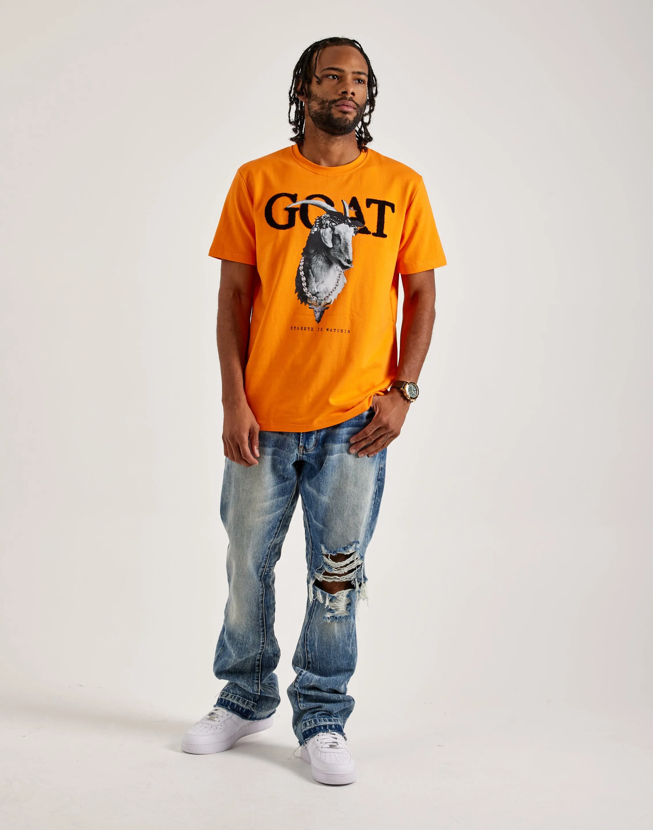 Streetz Iz Watchin Goat Tee