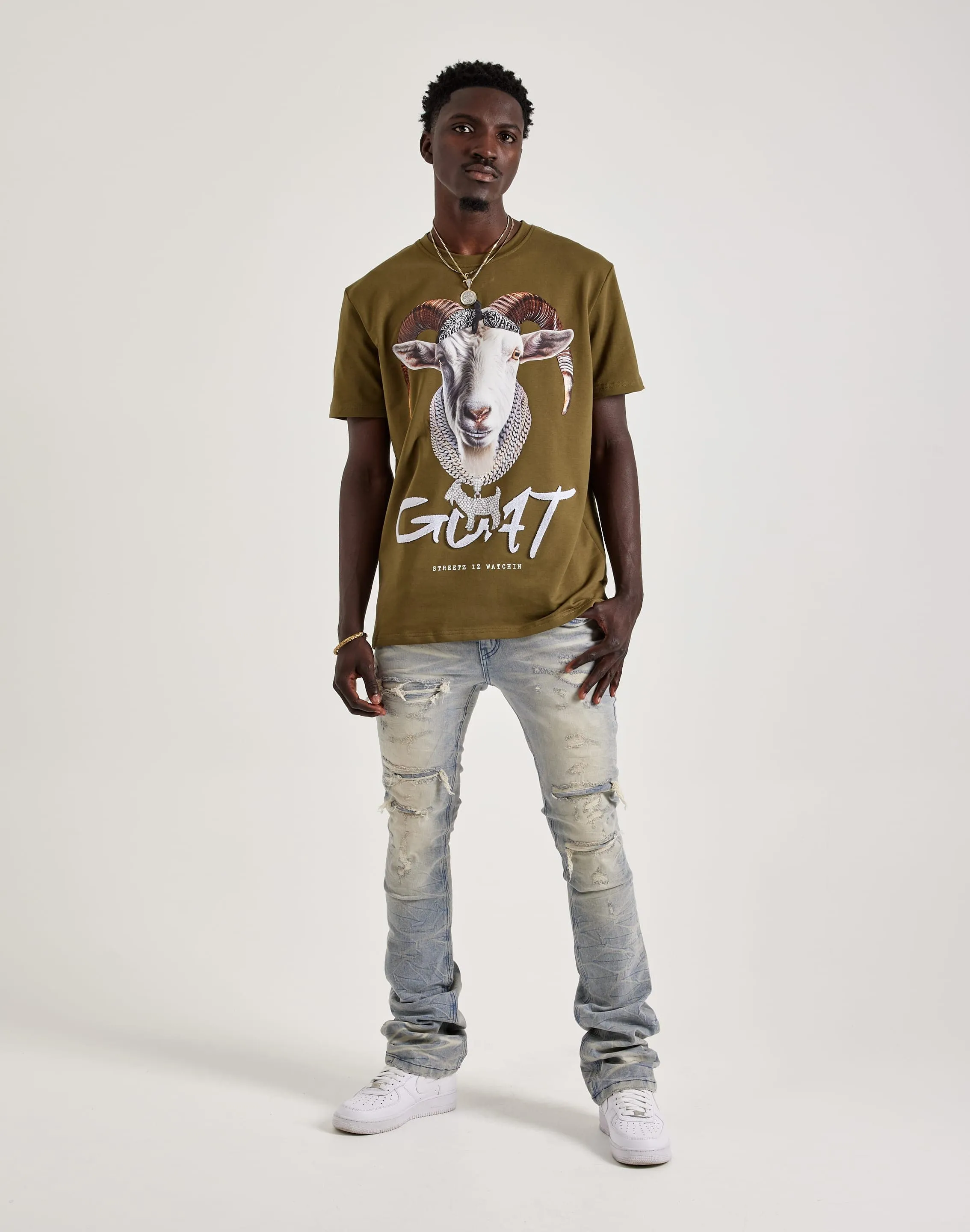 Streetz Iz Watchin Goat Tee