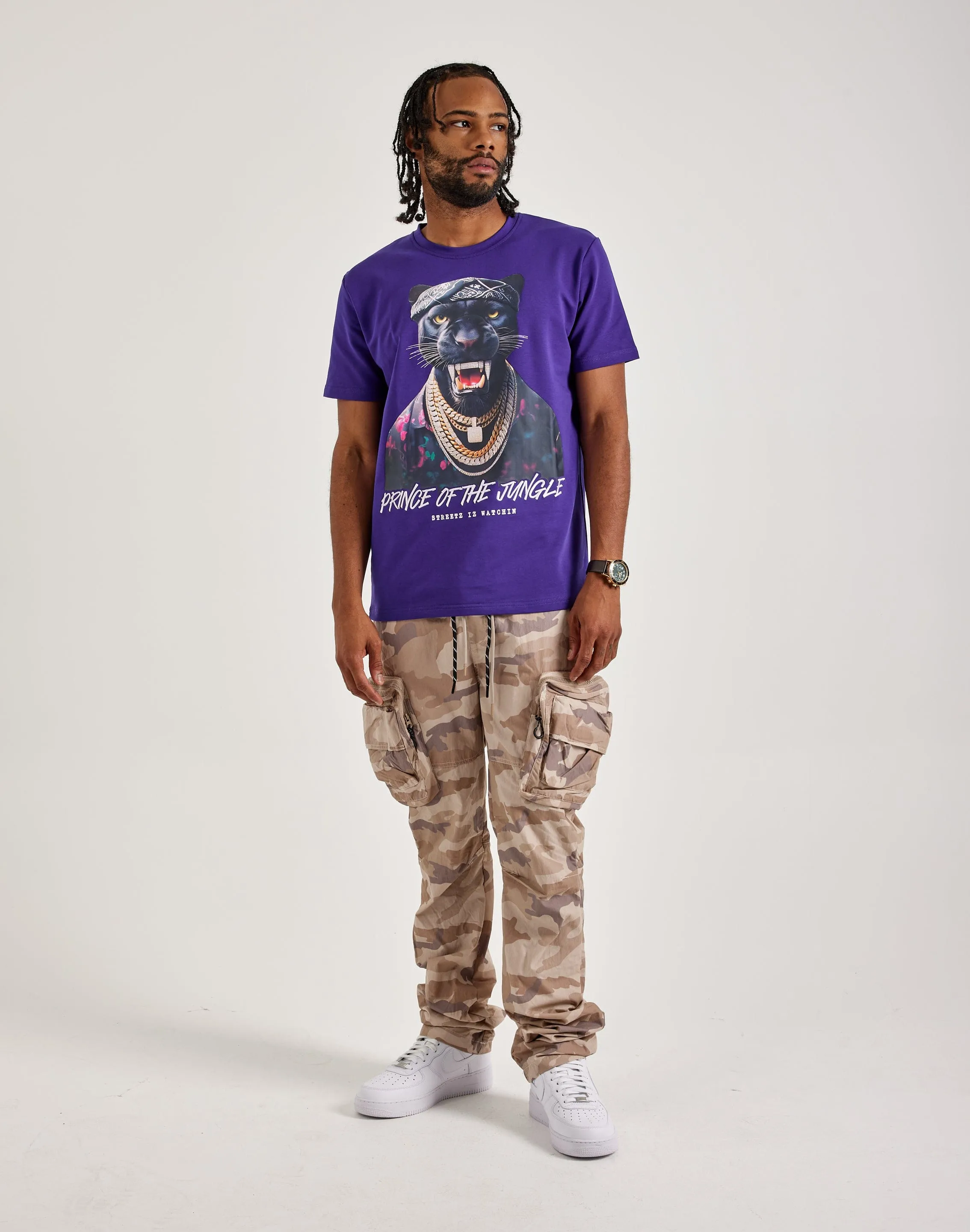 Streetz Iz Watchin Prince Of The Jungle Tee