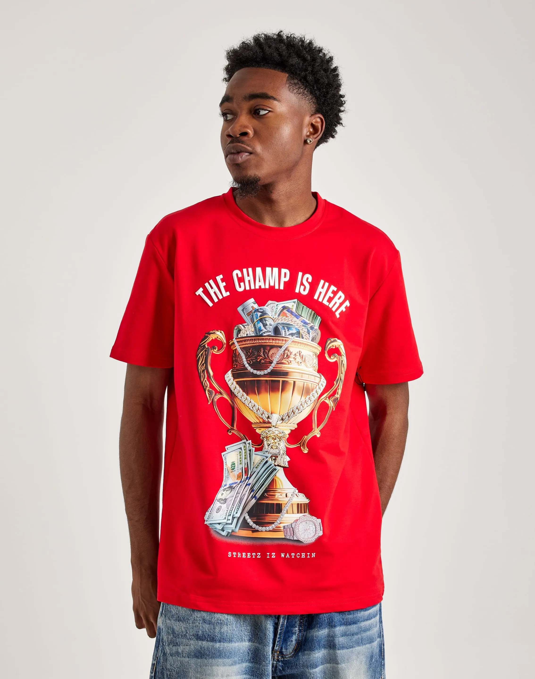 Streetz Iz Watchin The Champ Is Here Tee