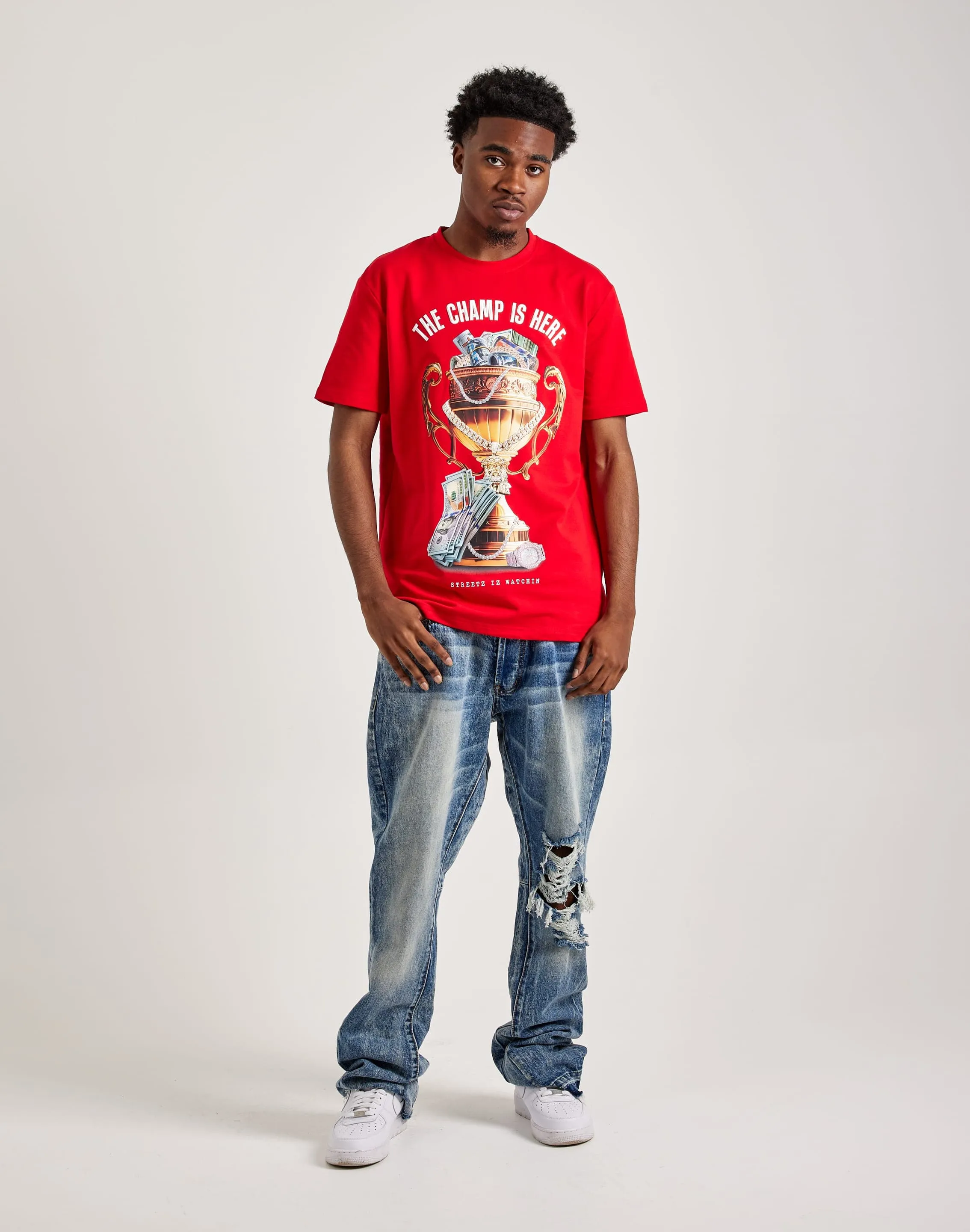 Streetz Iz Watchin The Champ Is Here Tee