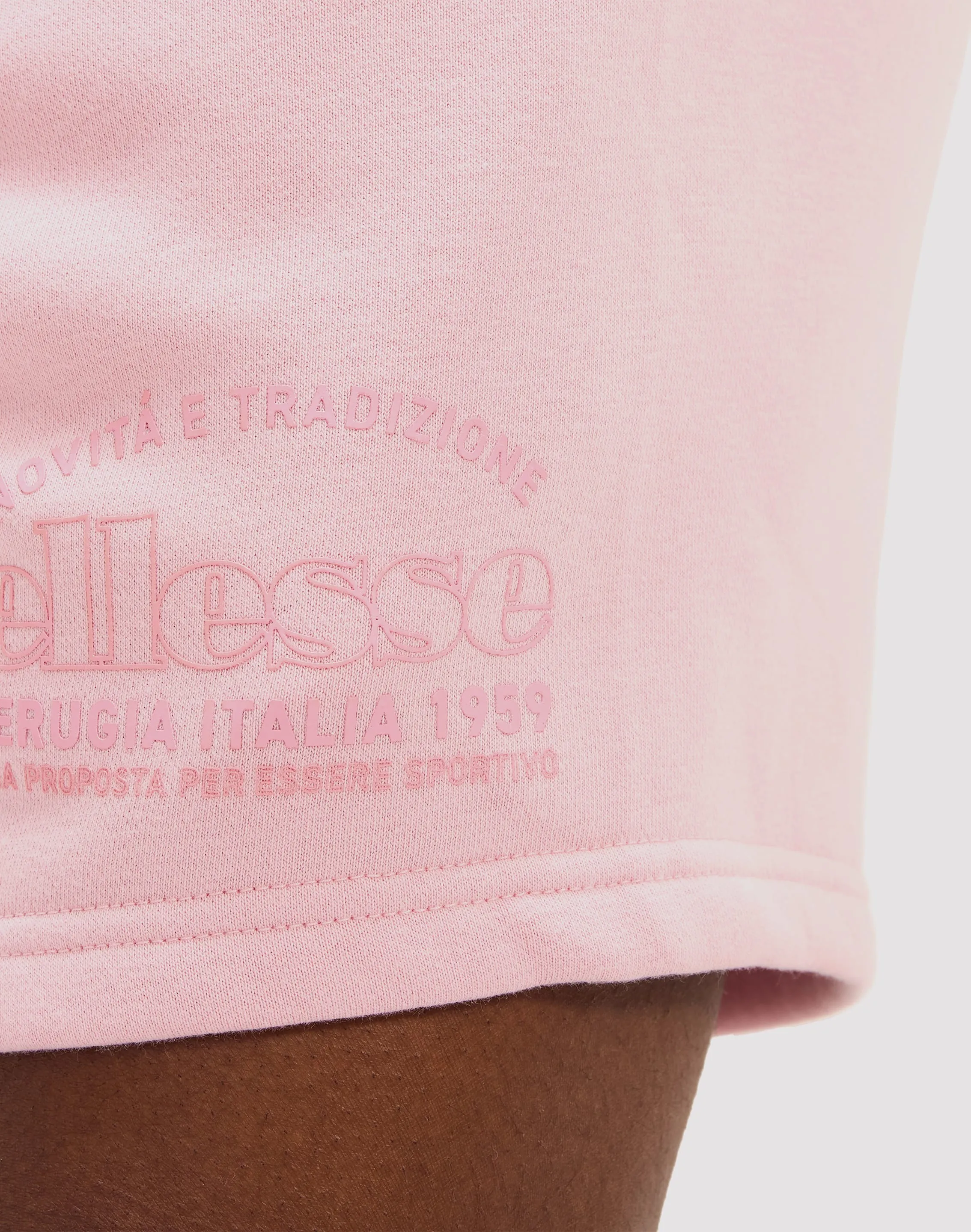 SUPERBRANDS Ellesse Lazzaroi Fleece Light Pink Shorts