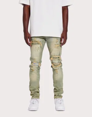 THE LEVERAGE Kovo Slim Fit Denim Jeans