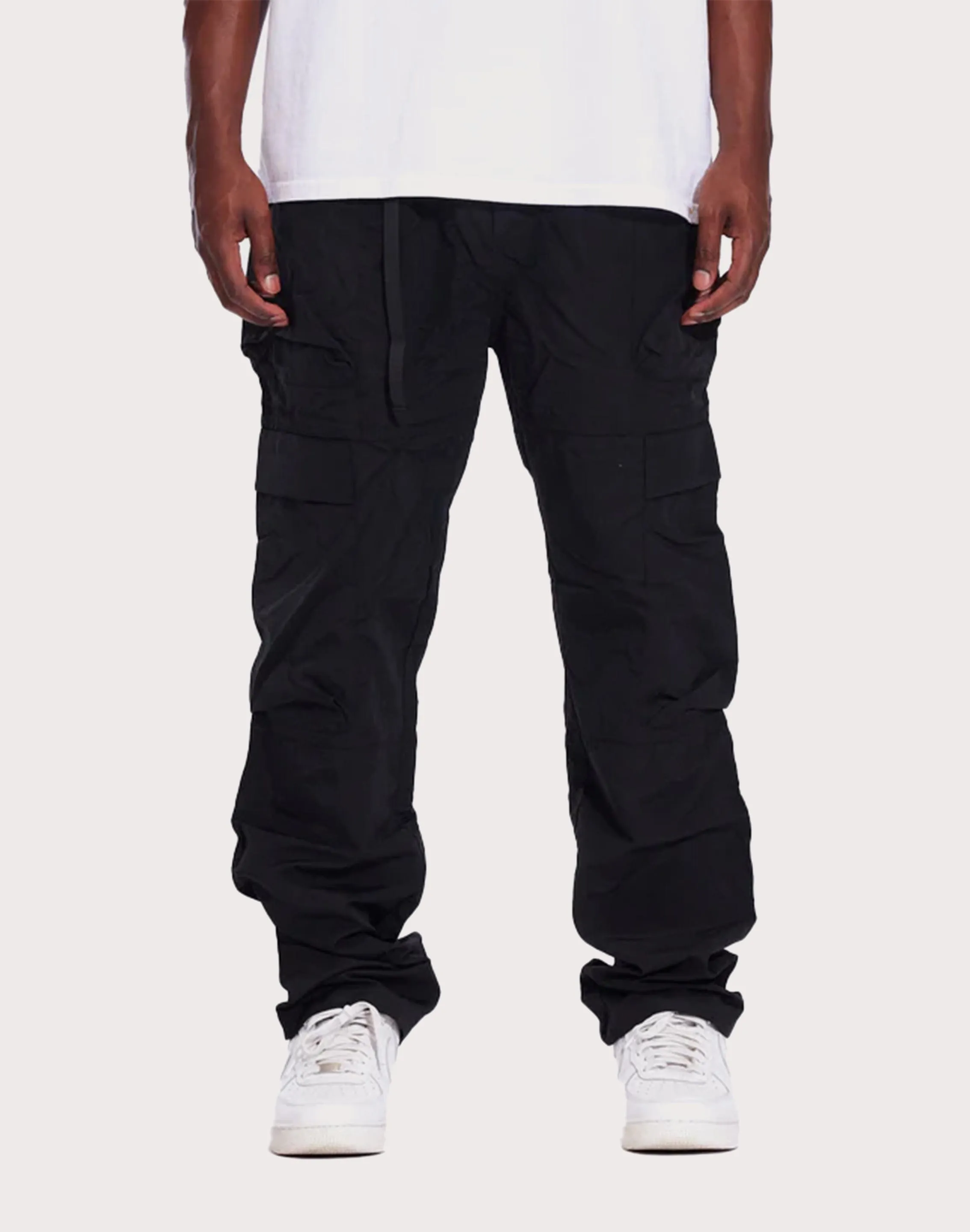 THE LEVERAGE Unbasic Nylon Cargo Pants