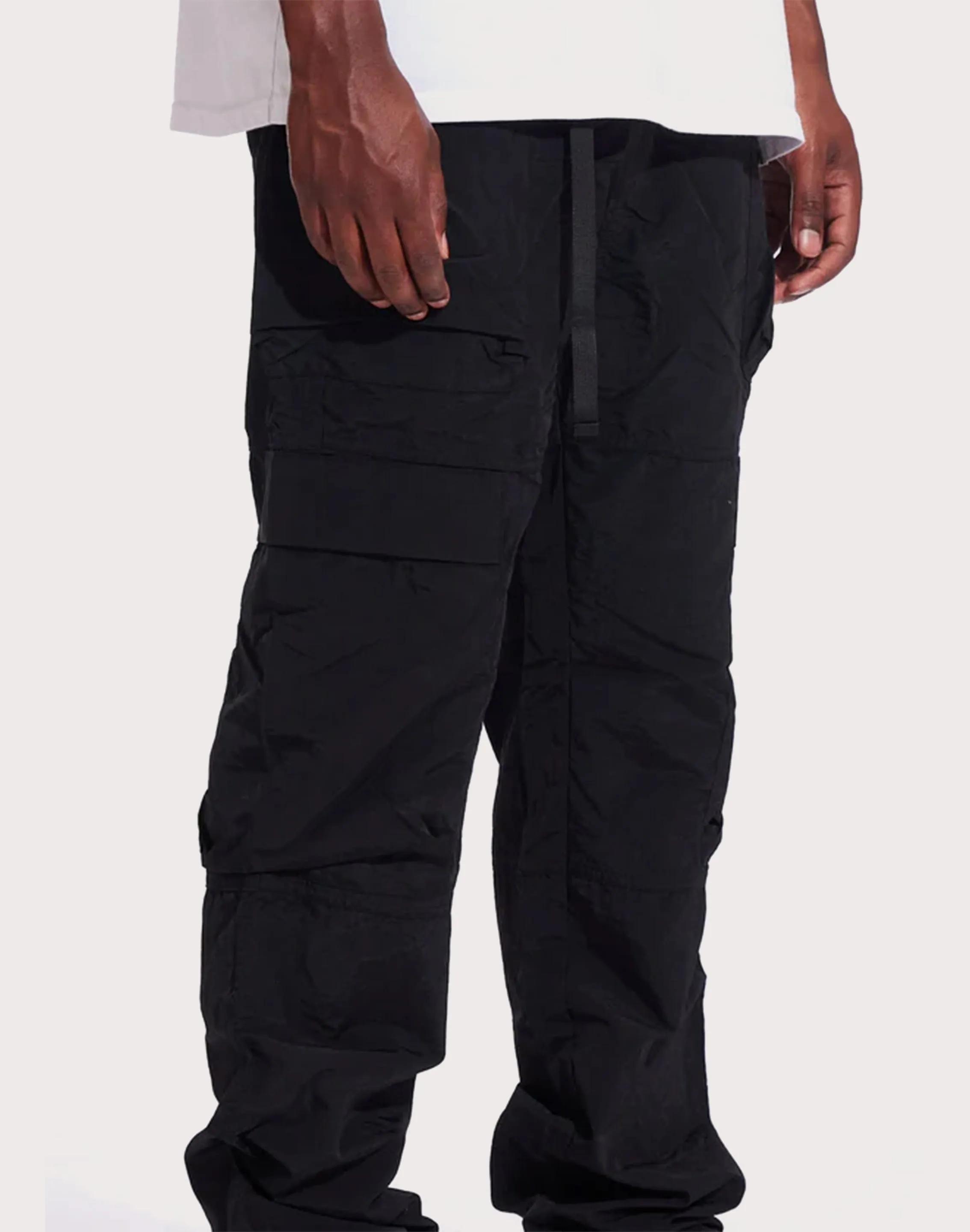 THE LEVERAGE Unbasic Nylon Cargo Pants