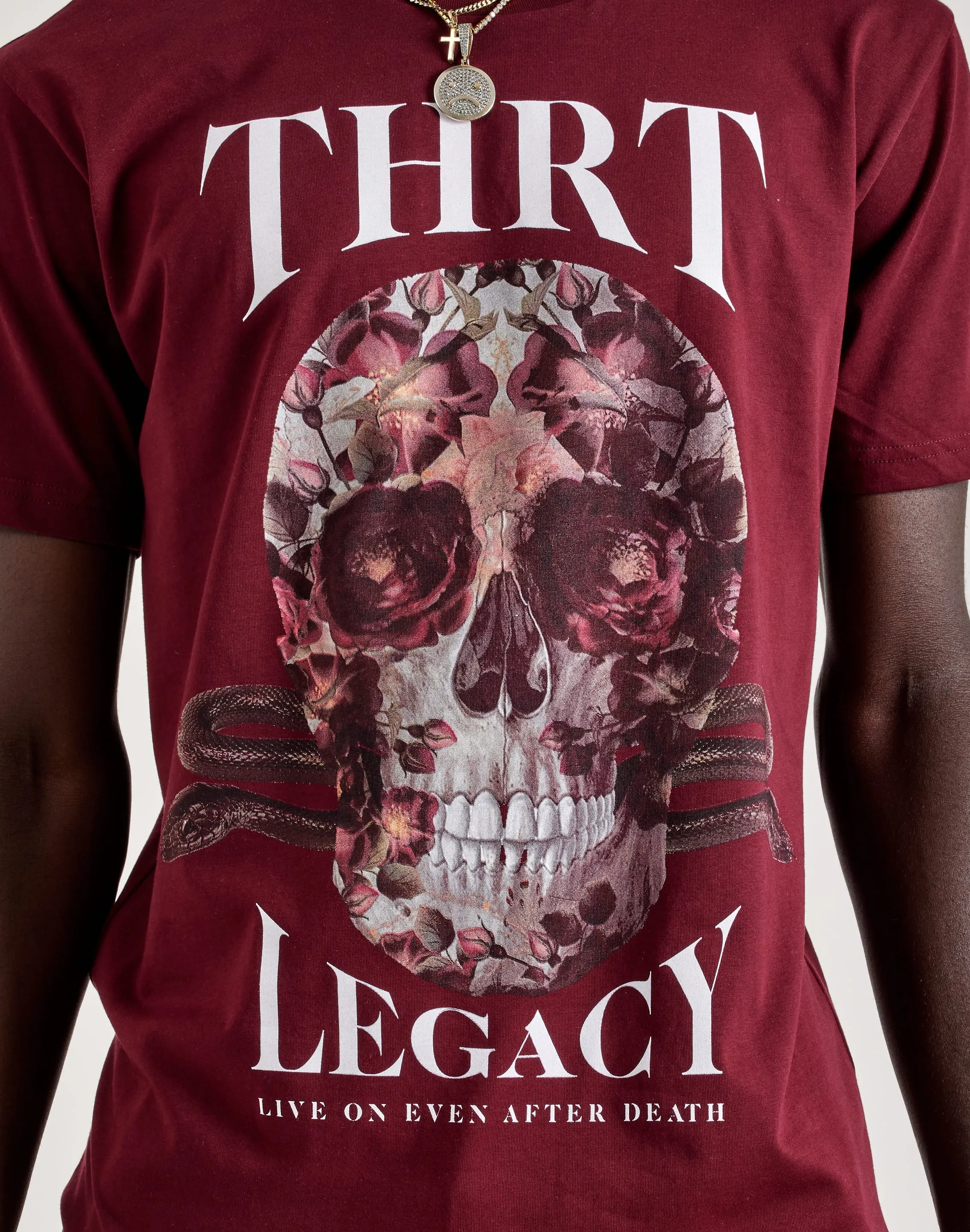THRT Dark Garden Skull Tee