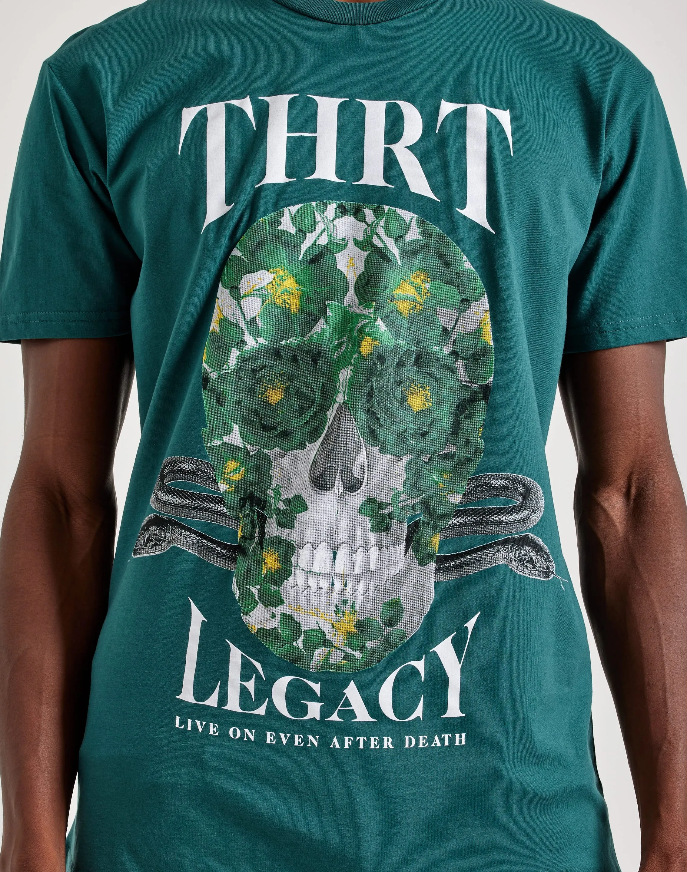 THRT Dark Garden Skull Tee