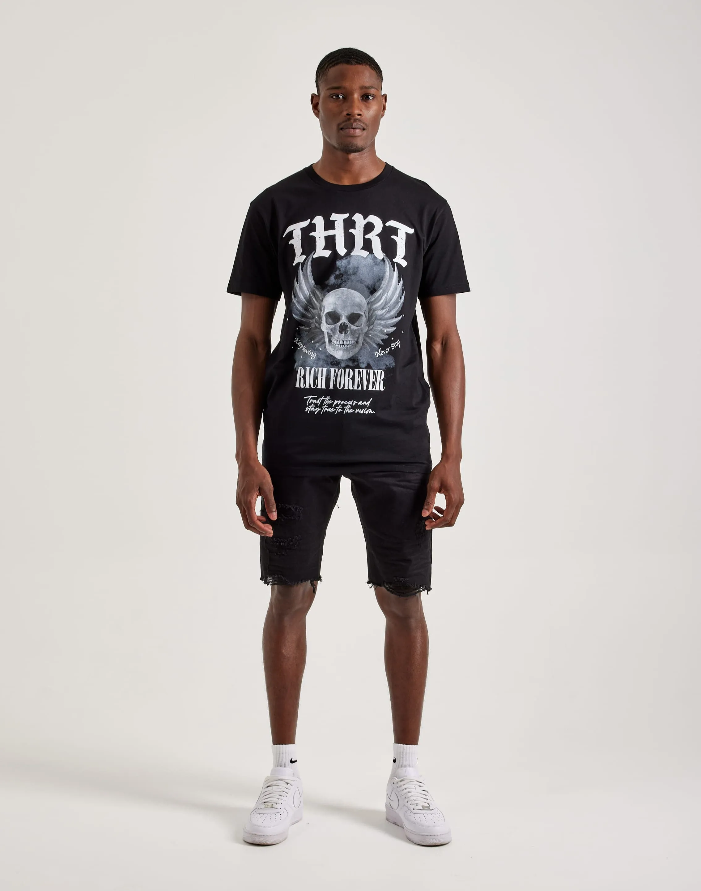THRT Donovan Skull Rich Forever Tee