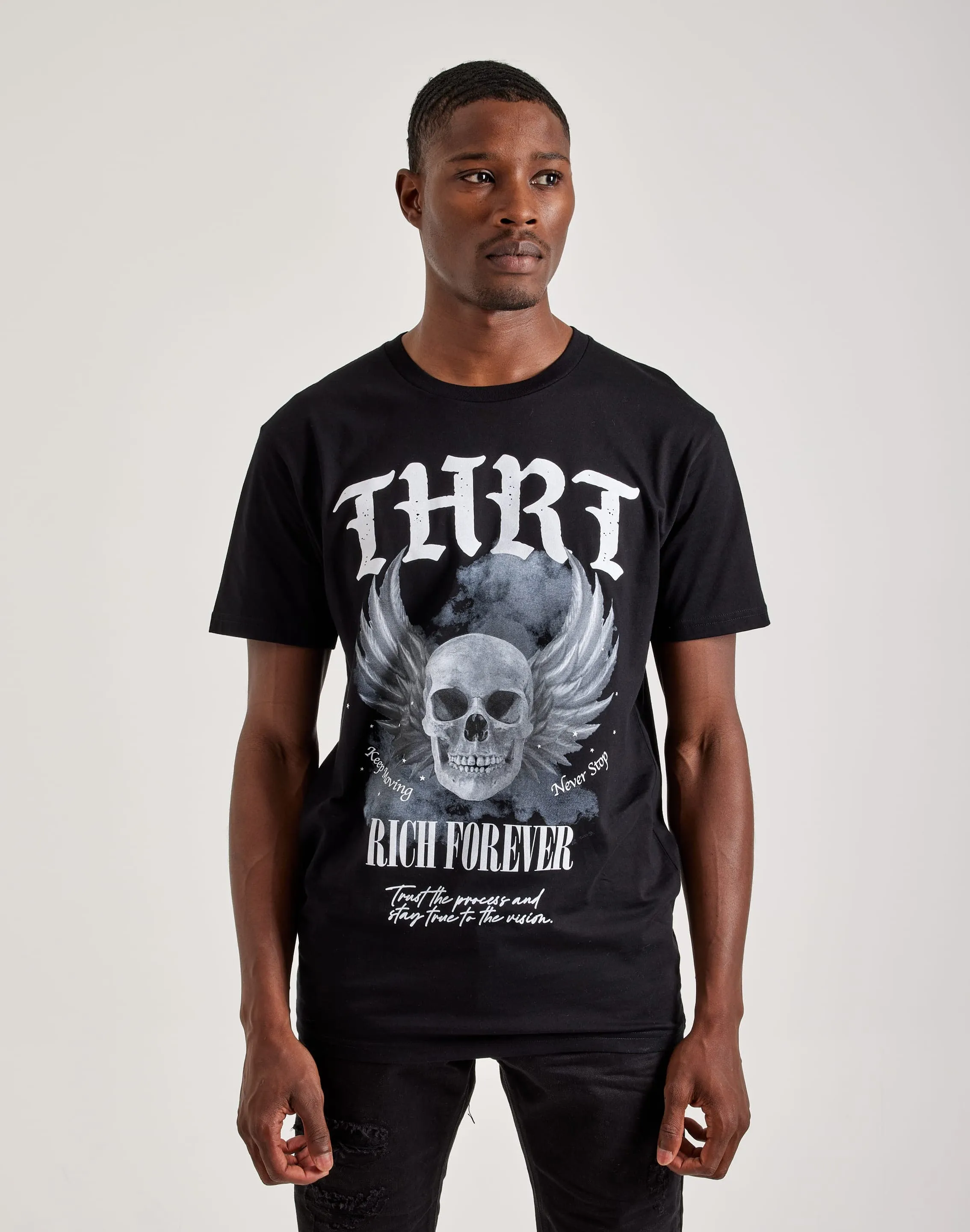 THRT Donovan Skull Rich Forever Tee