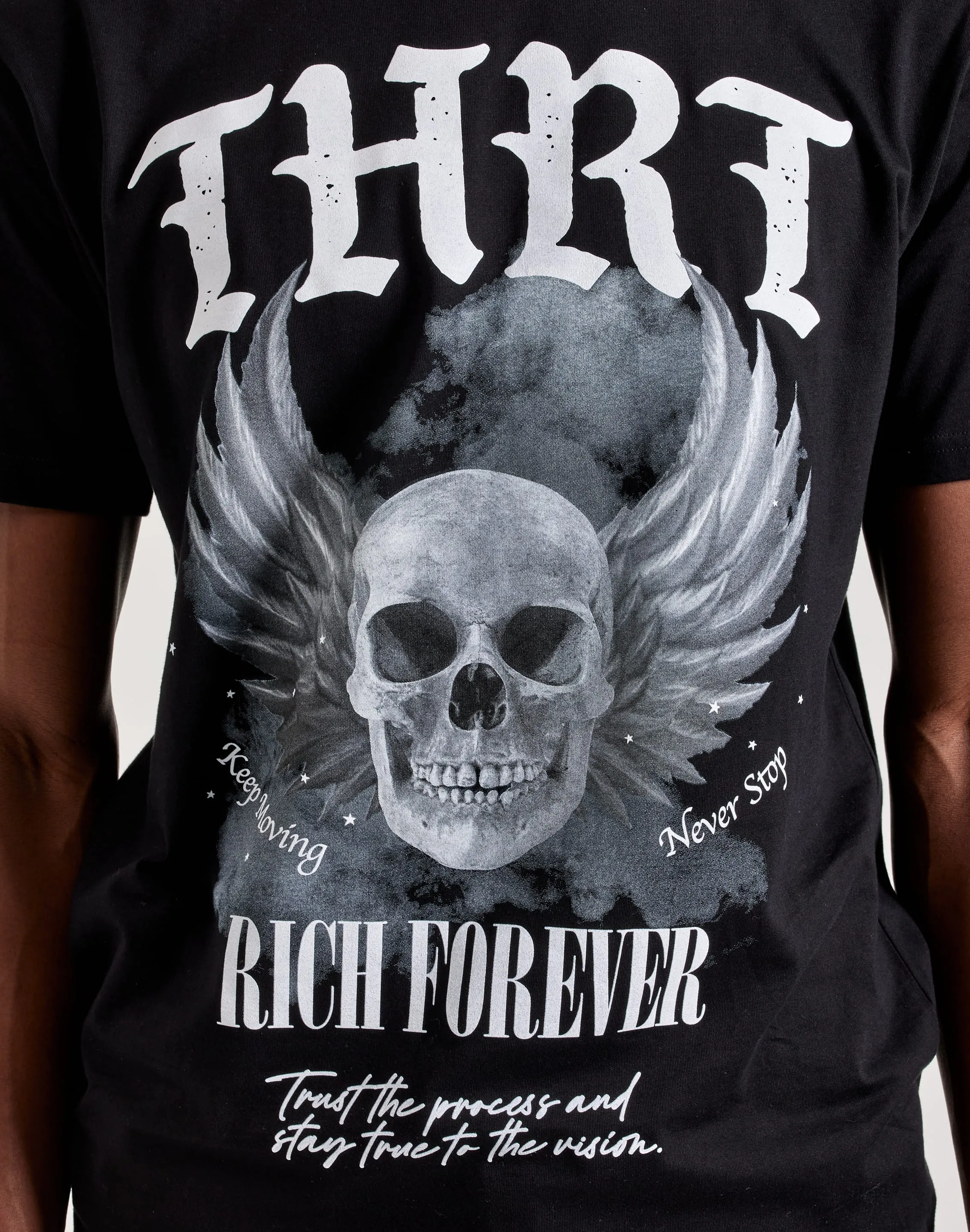THRT Donovan Skull Rich Forever Tee