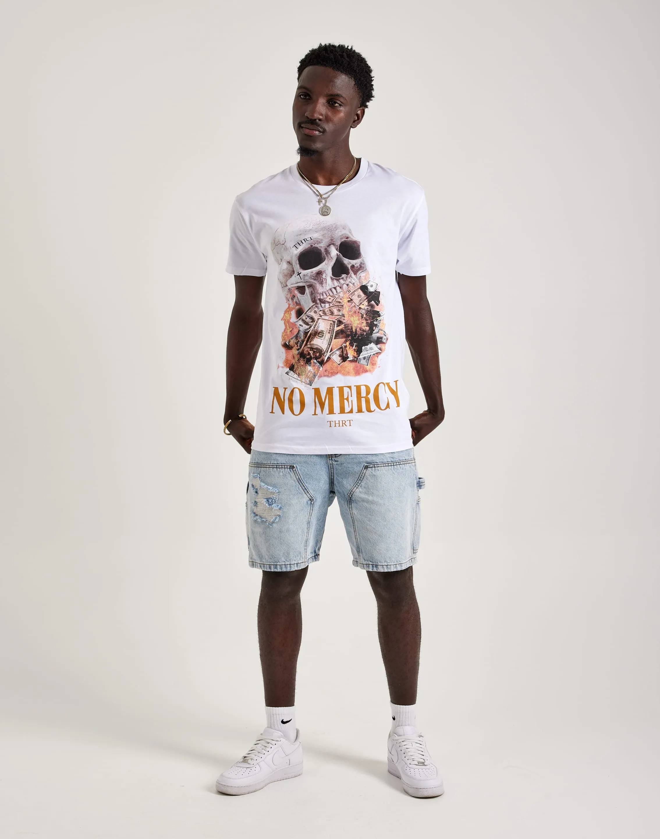 THRT No Mercy Skull Tee
