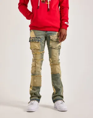 THRT Stacked Cargo Denim Jeans
