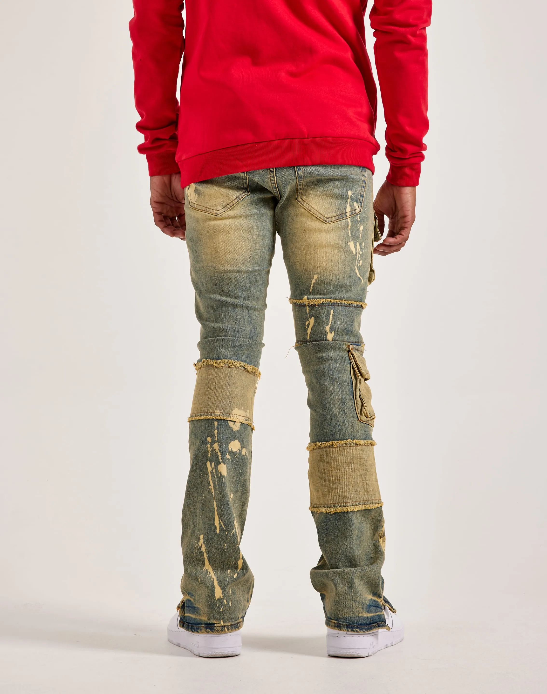 THRT Stacked Cargo Denim Jeans