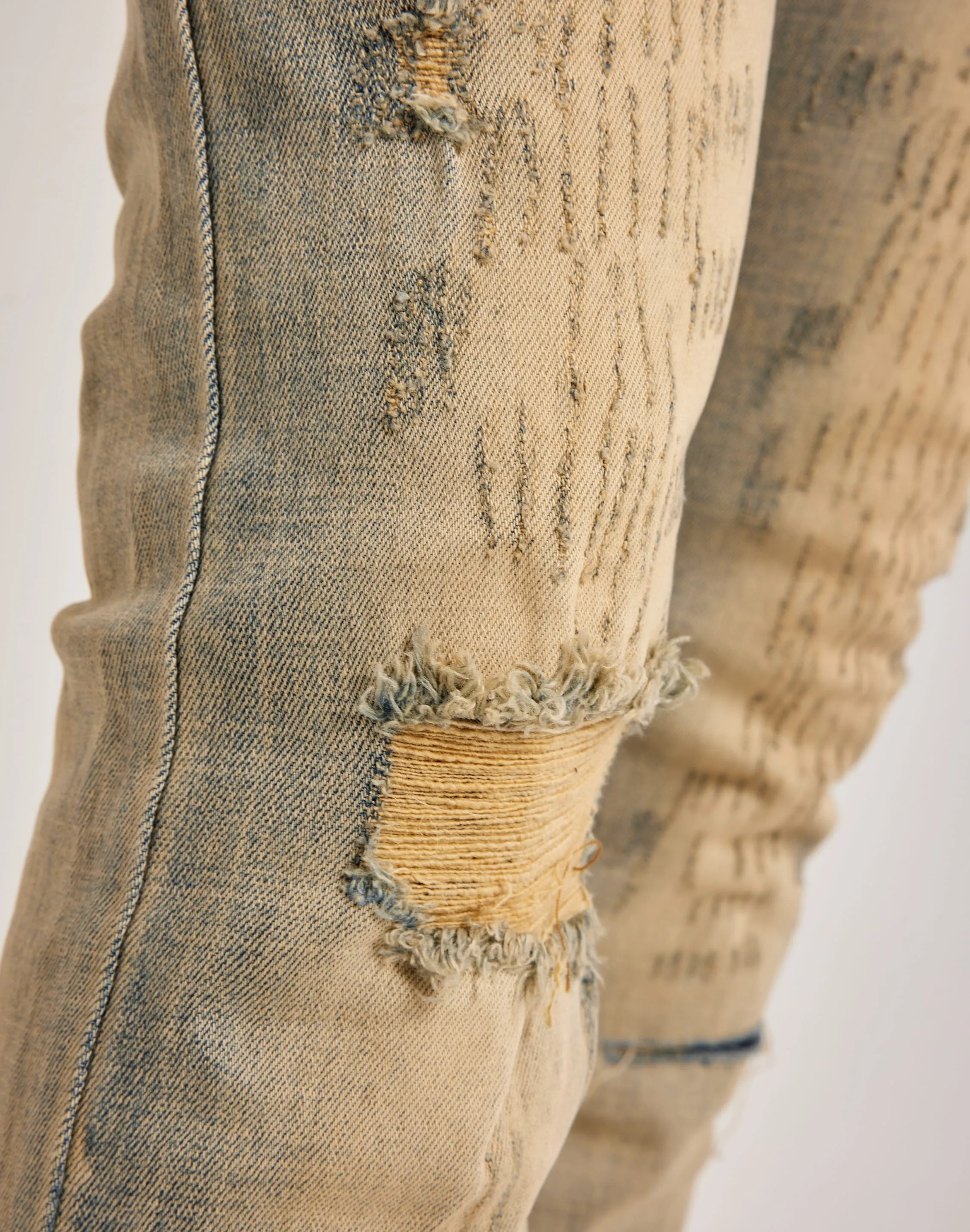 THRT Victor Stacked Flared Denim Jeans