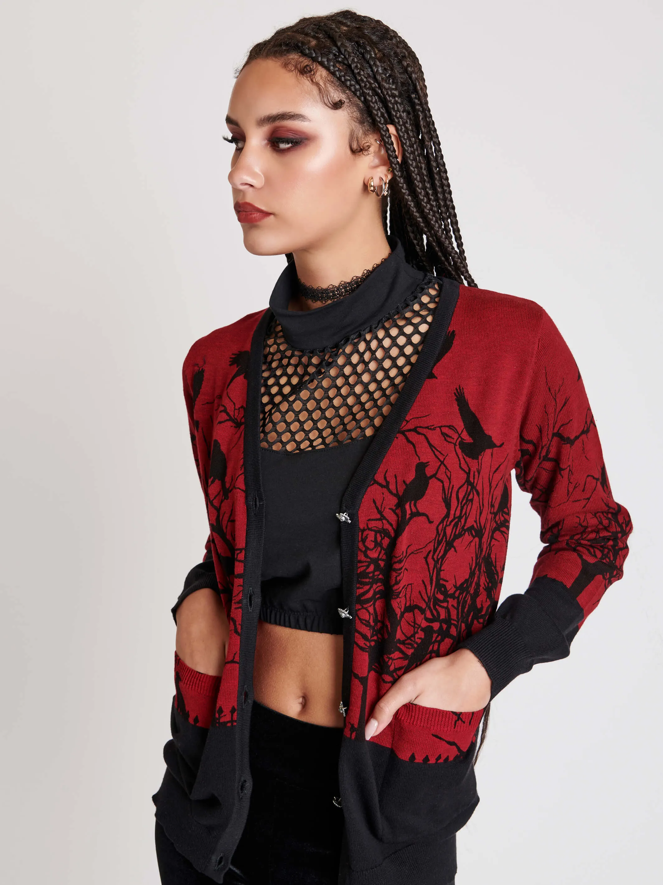 Treachery of Ravens Cardigan