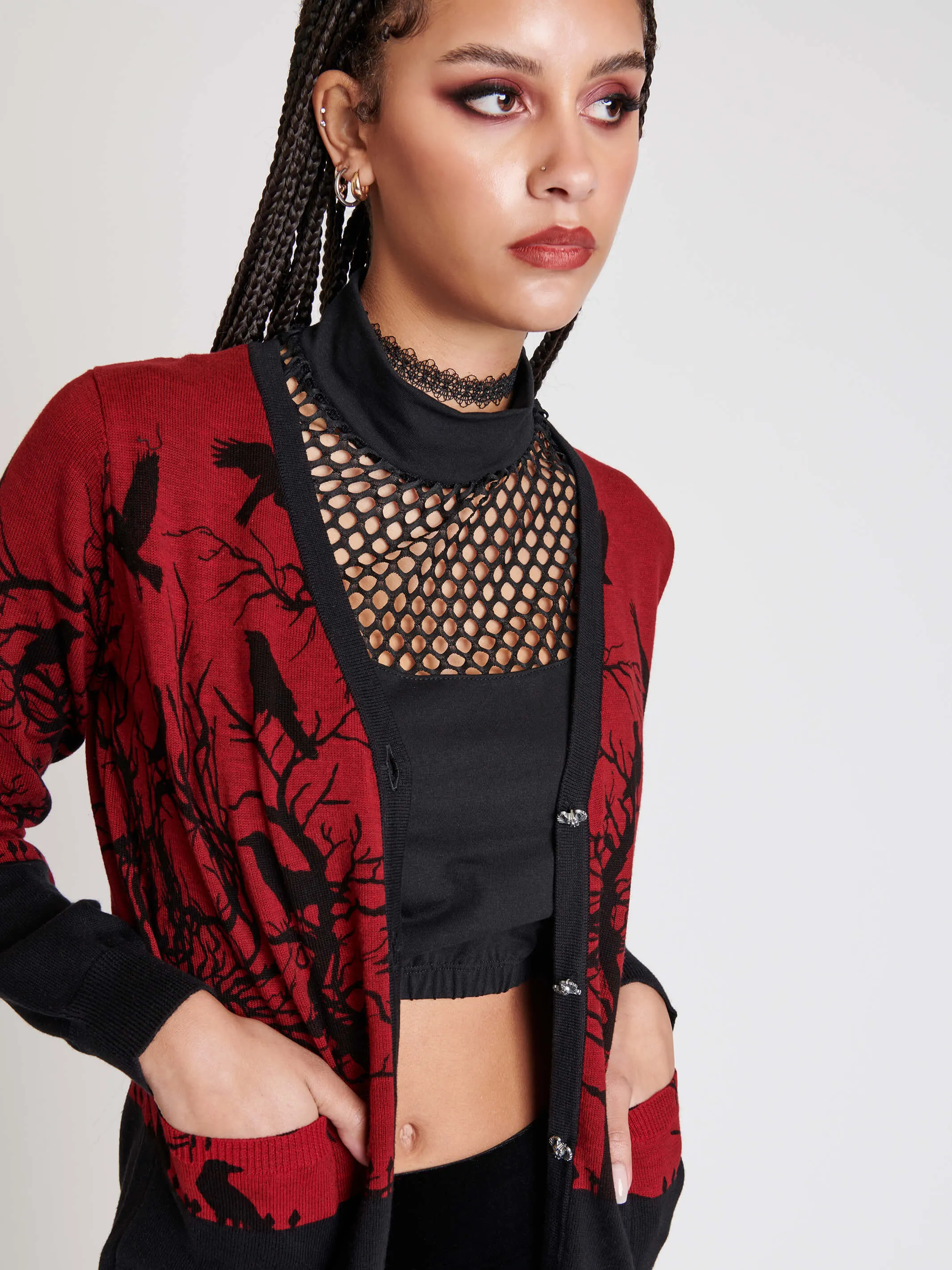 Treachery of Ravens Cardigan