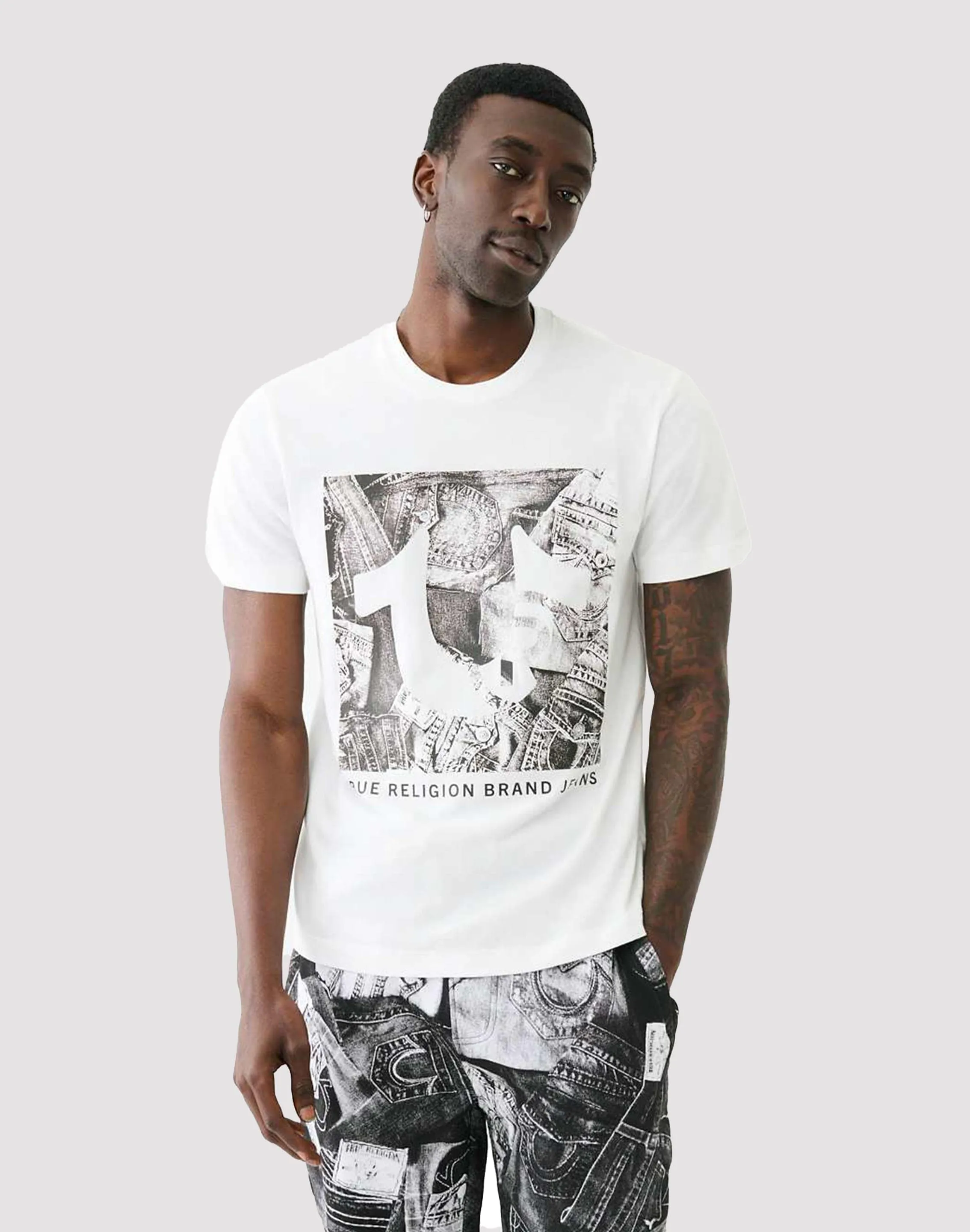 True Religion All Over Print Classics Tee