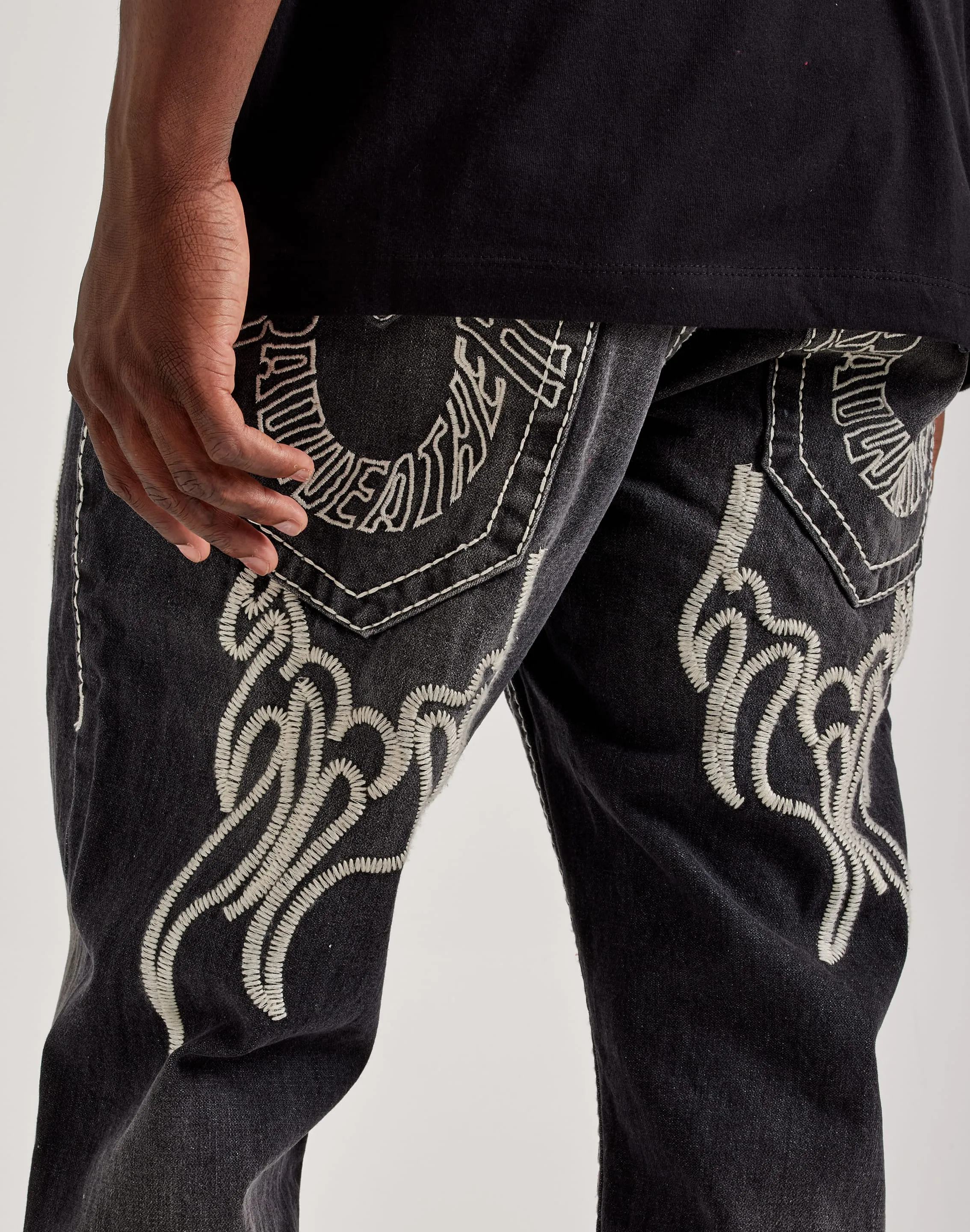 True Religion Bad Weather Big T Flame Billy Jeans
