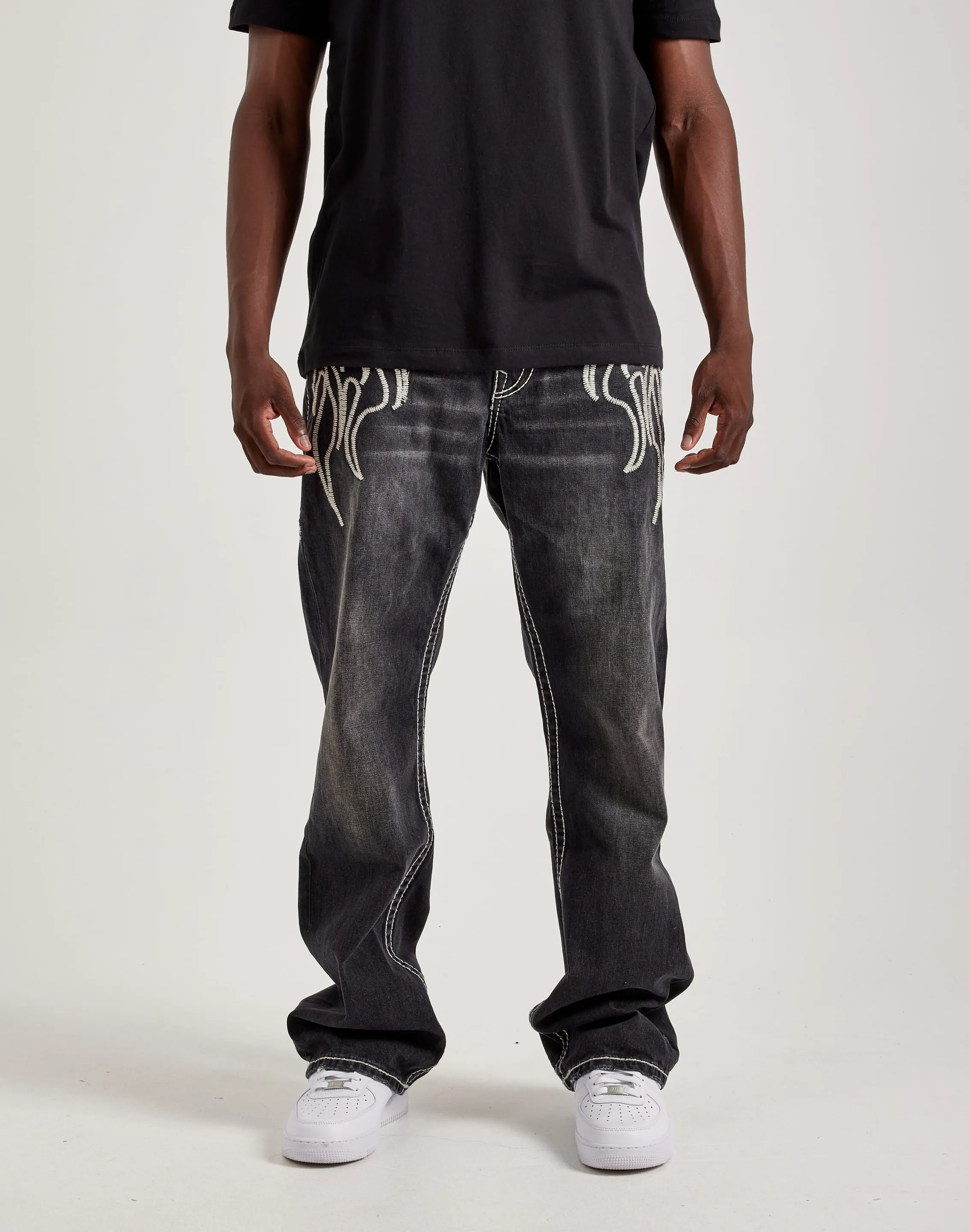 True Religion Bad Weather Big T Flame Billy Jeans