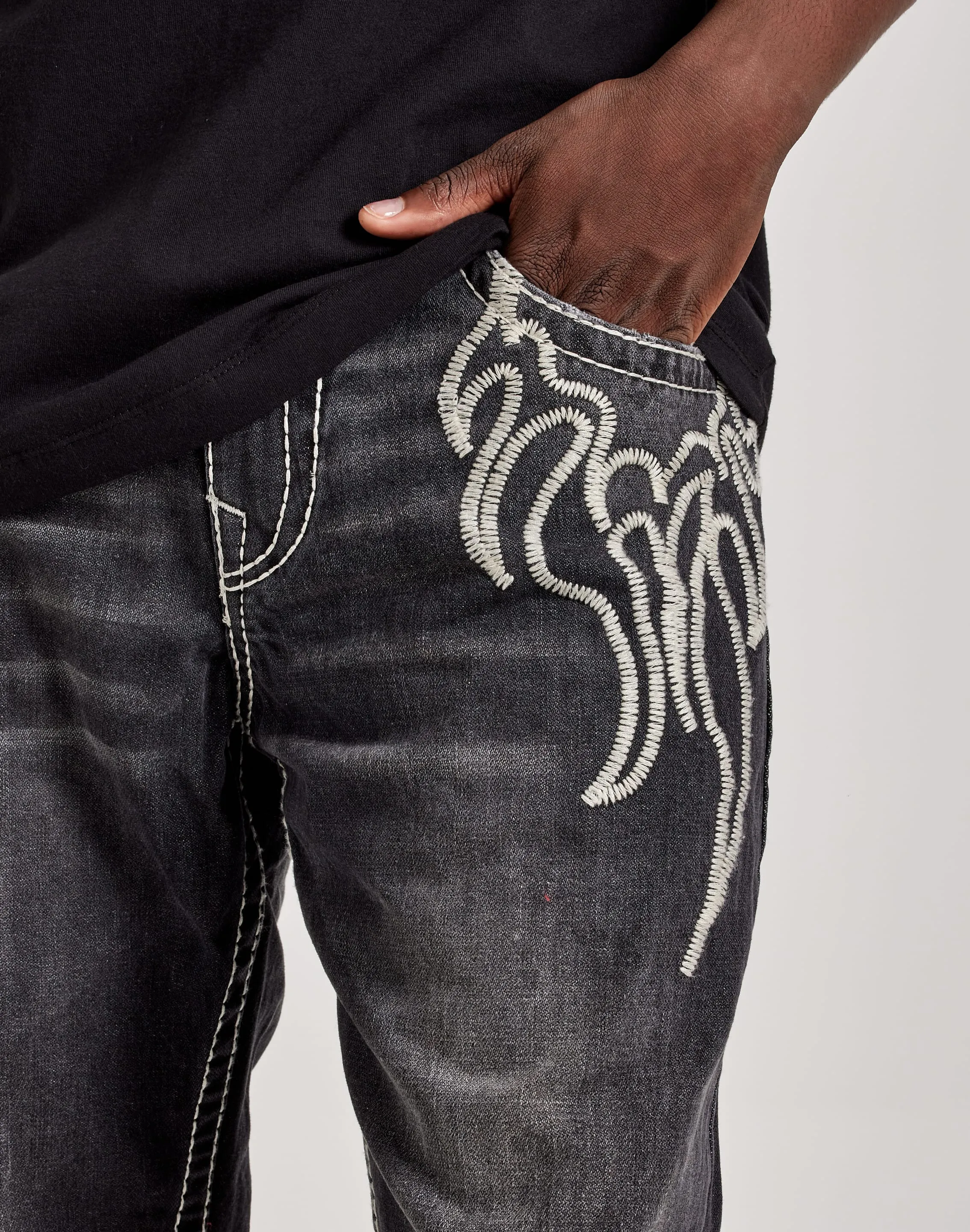 True Religion Bad Weather Big T Flame Billy Jeans