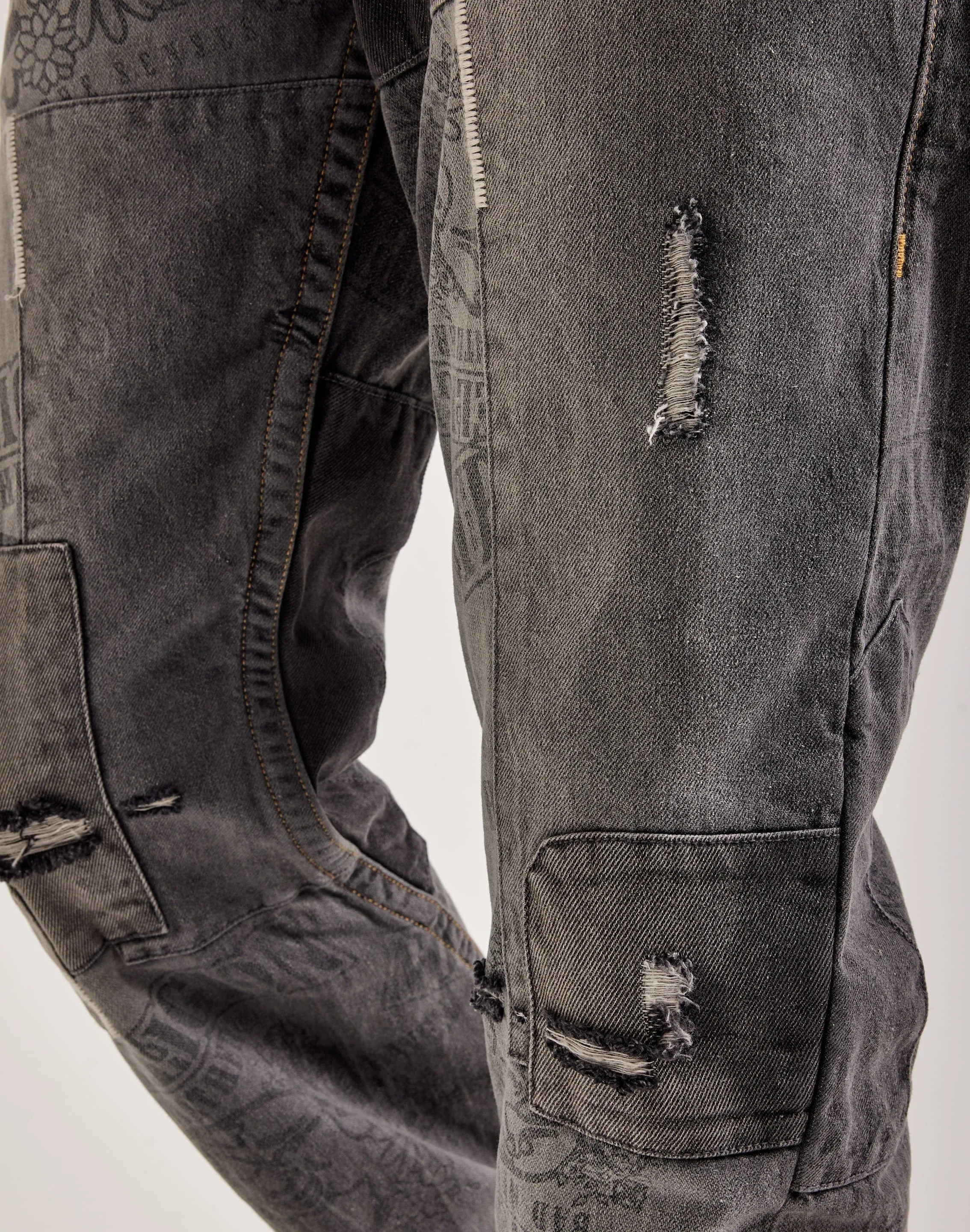 True Religion Bad Weather Joey Stacked Pocket Jeans