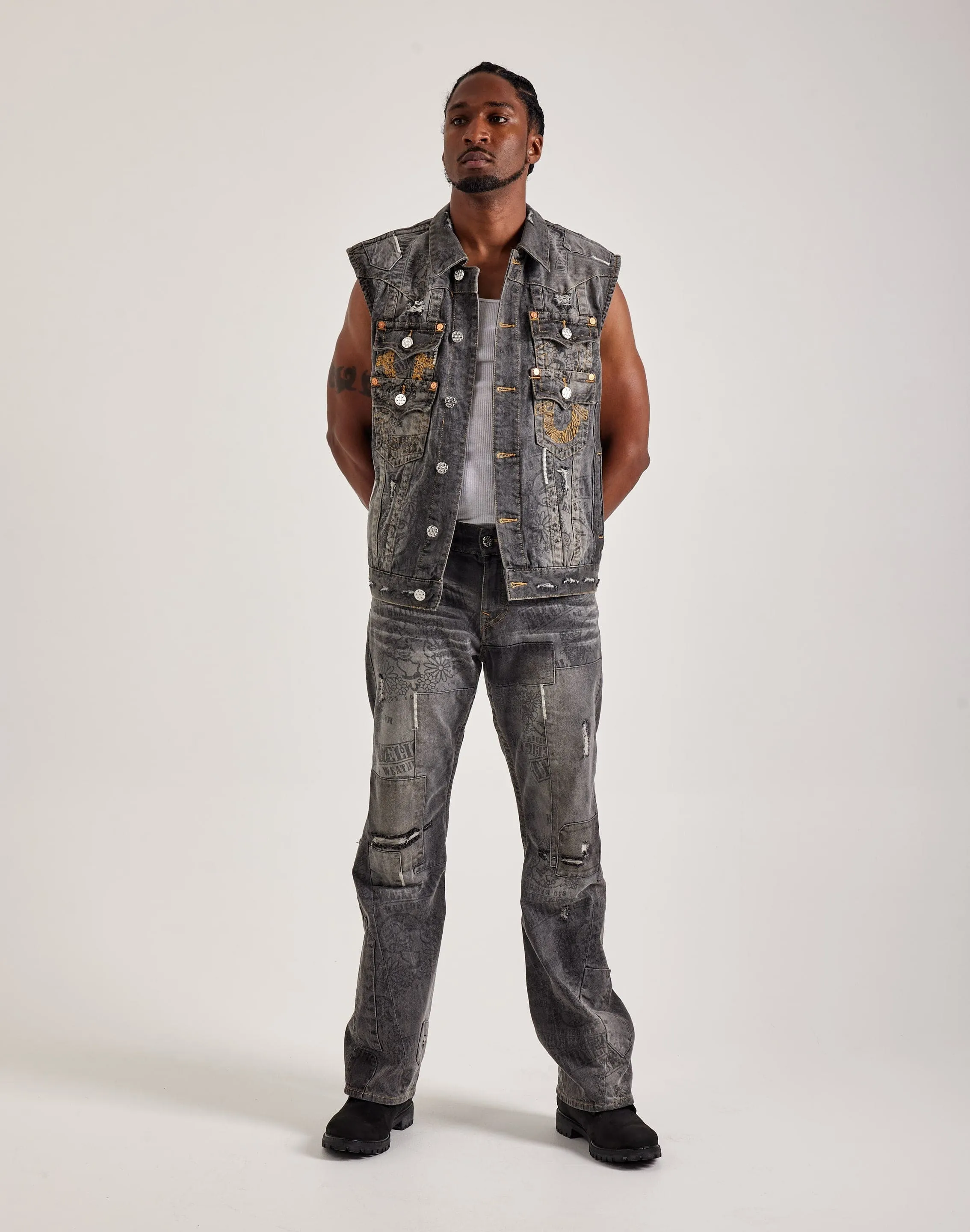 True Religion Bad Weather Joey Stacked Pocket Jeans