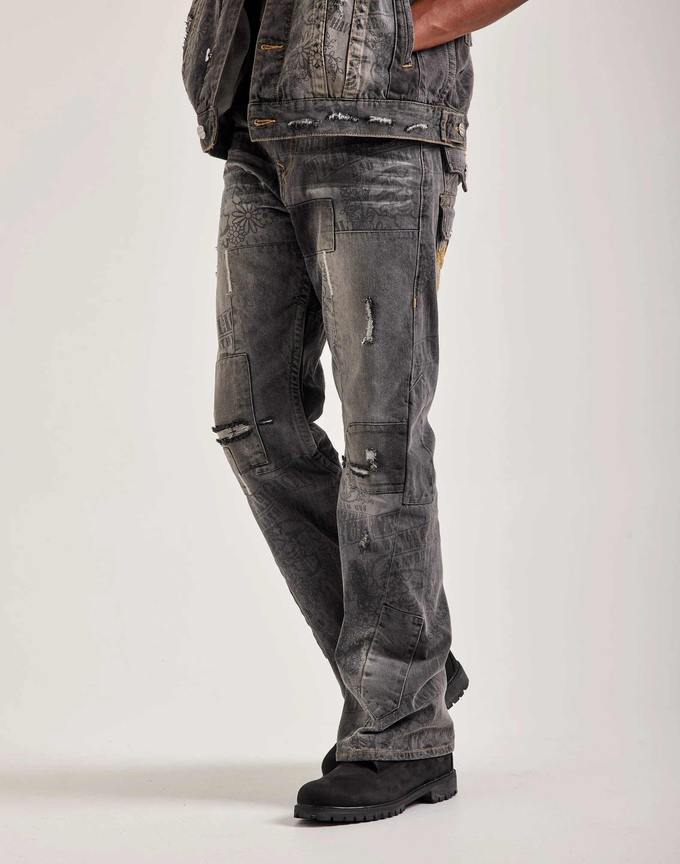 True Religion Bad Weather Joey Stacked Pocket Jeans